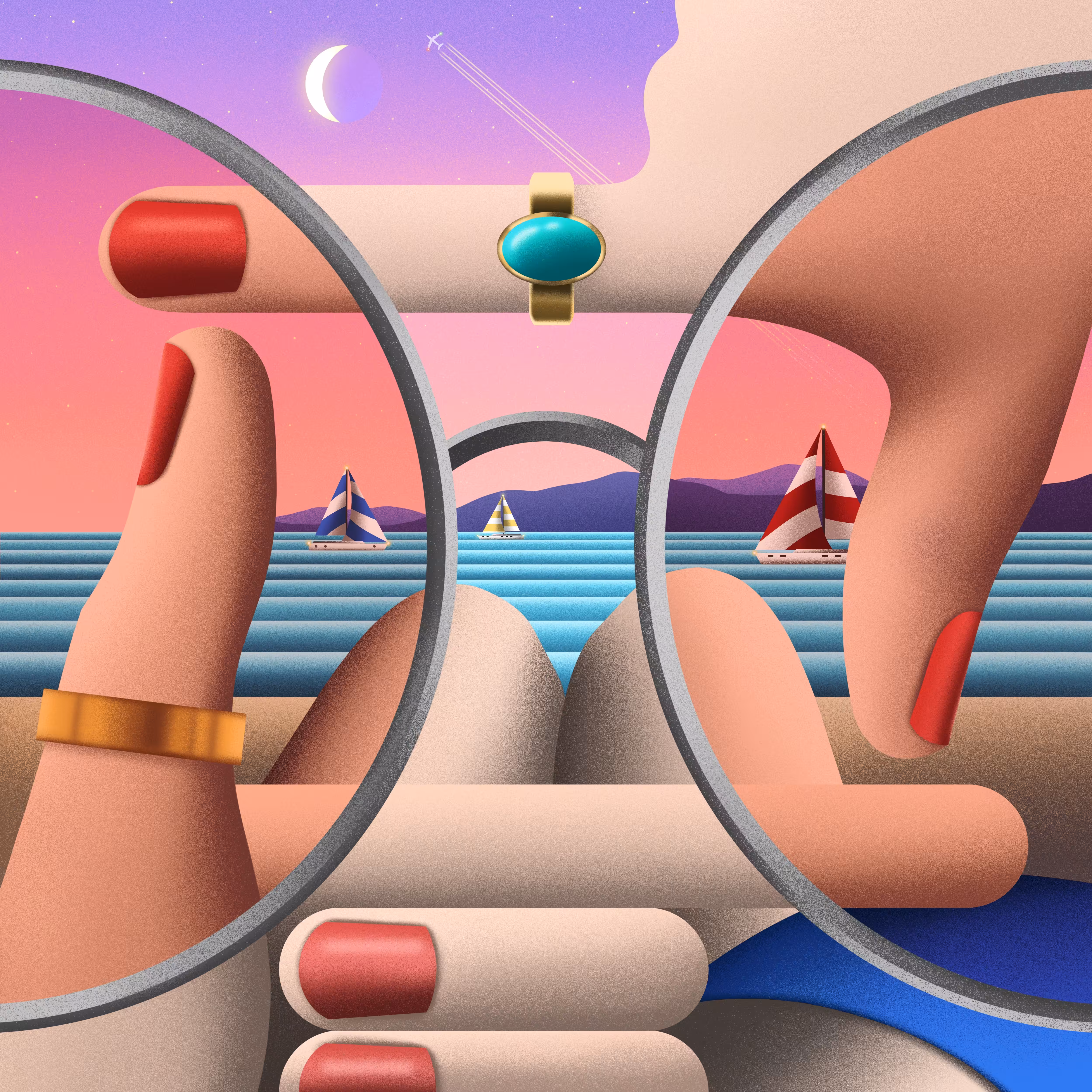Dusk by Ocean II
