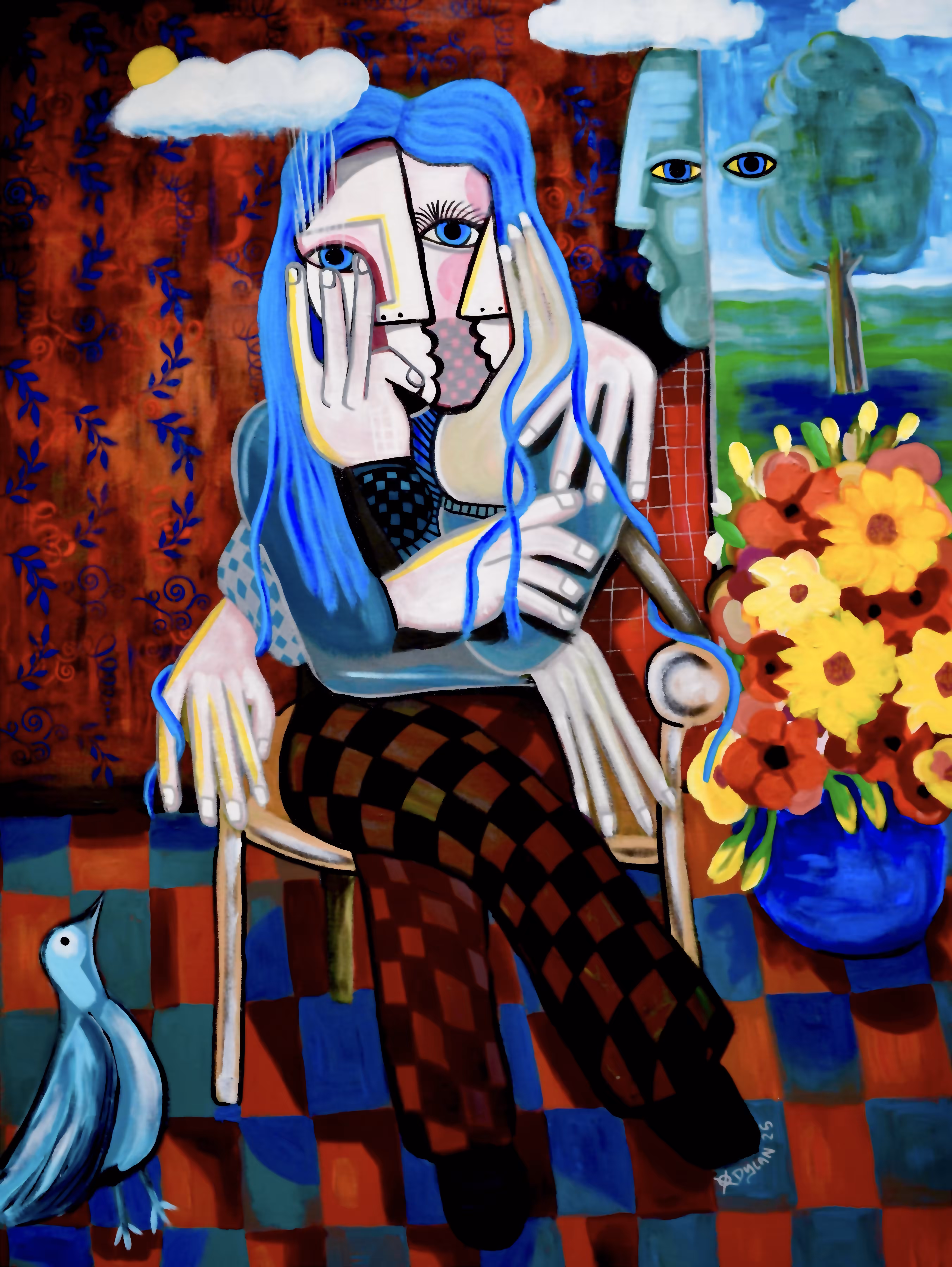 Restless Mind ~ NFT + Physical canvas painting