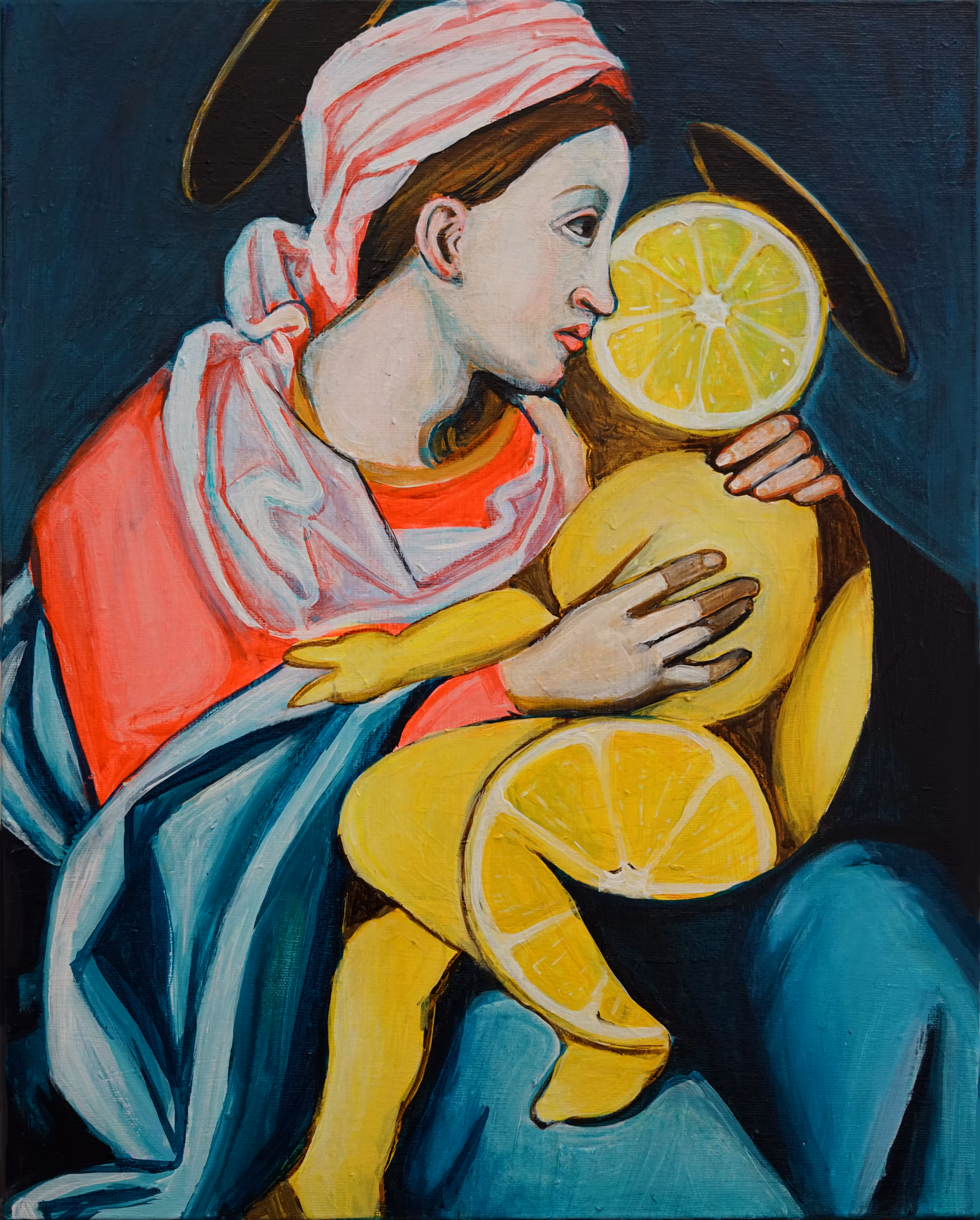 Citrus Madonna after Il Rosso