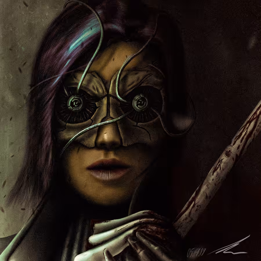 "Nataly behind the mask- RAREAF"