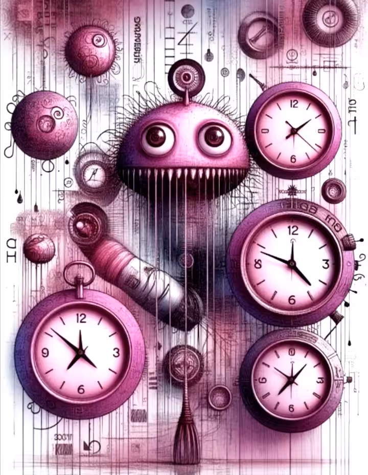 "Ticking Eyes on Disjointed Time"