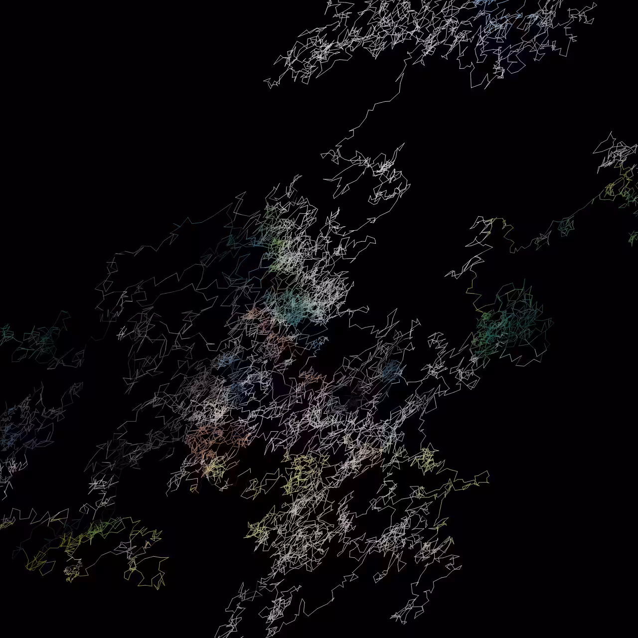 Diffusion Walks: Series 1 #71