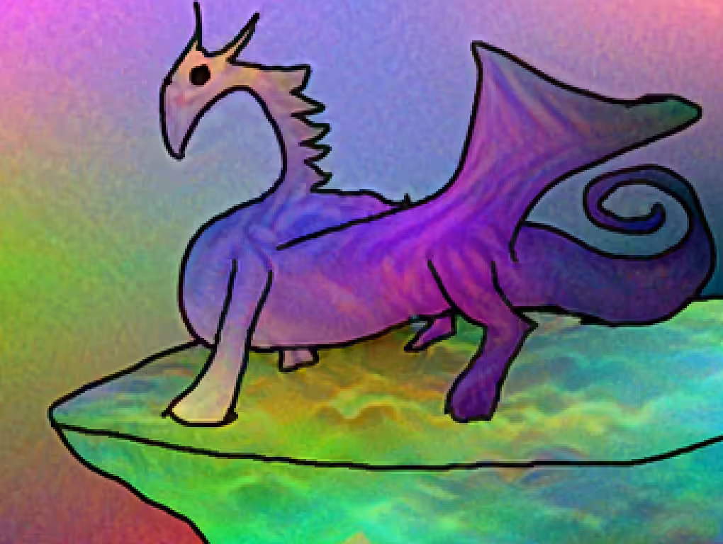 Cosmic Space Dragon