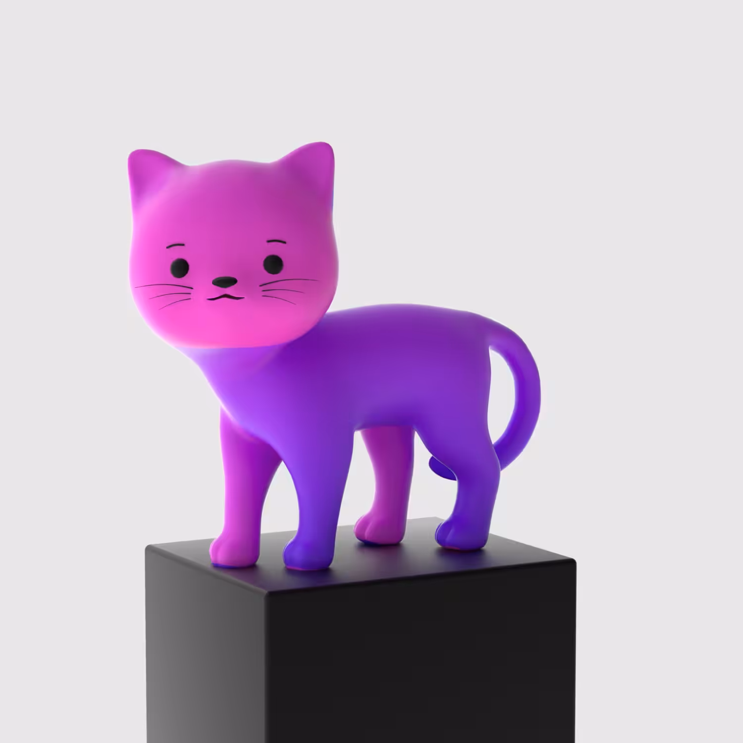 3D Meow Cat #124