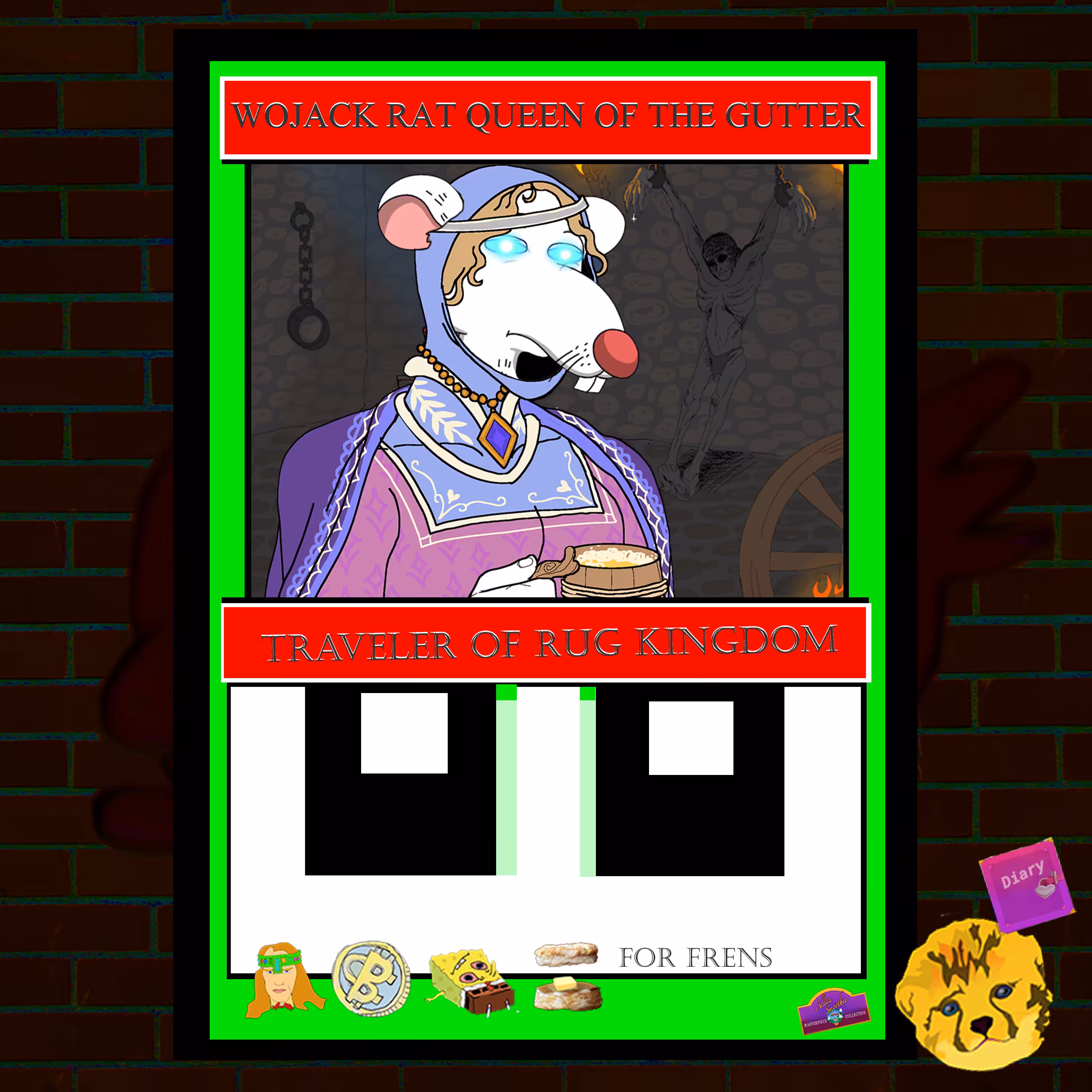 WOJACK RAT QUEEN OF RUG KINGDOM