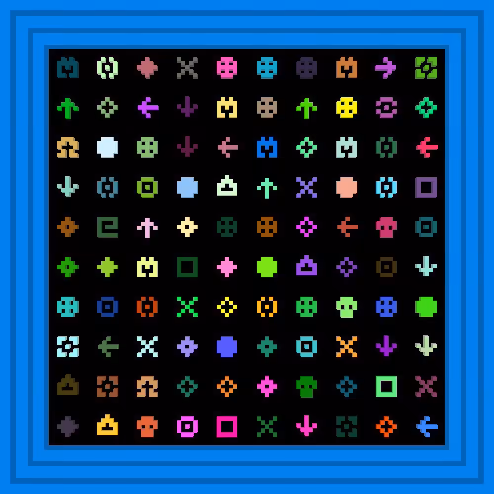 Mega Man II :: Procedural Symbols #471/1000