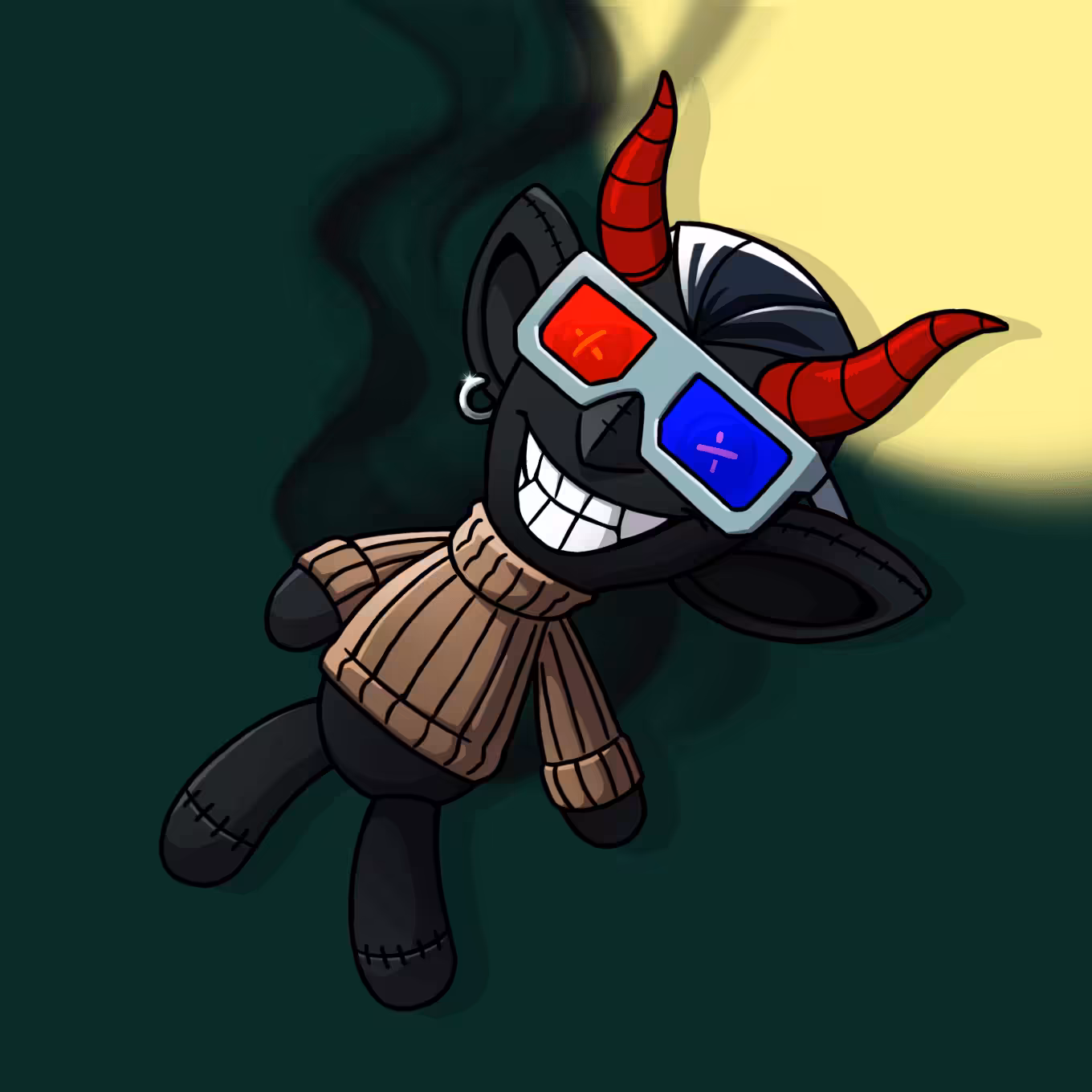 #8007 Sneaky Vampire Teddy