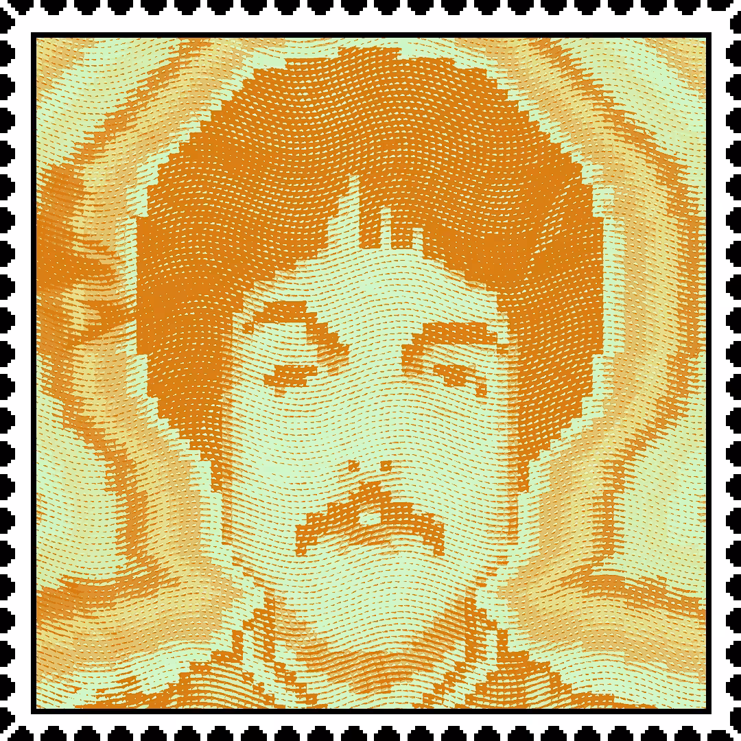 Paul McCartney Beatles caricature stamp