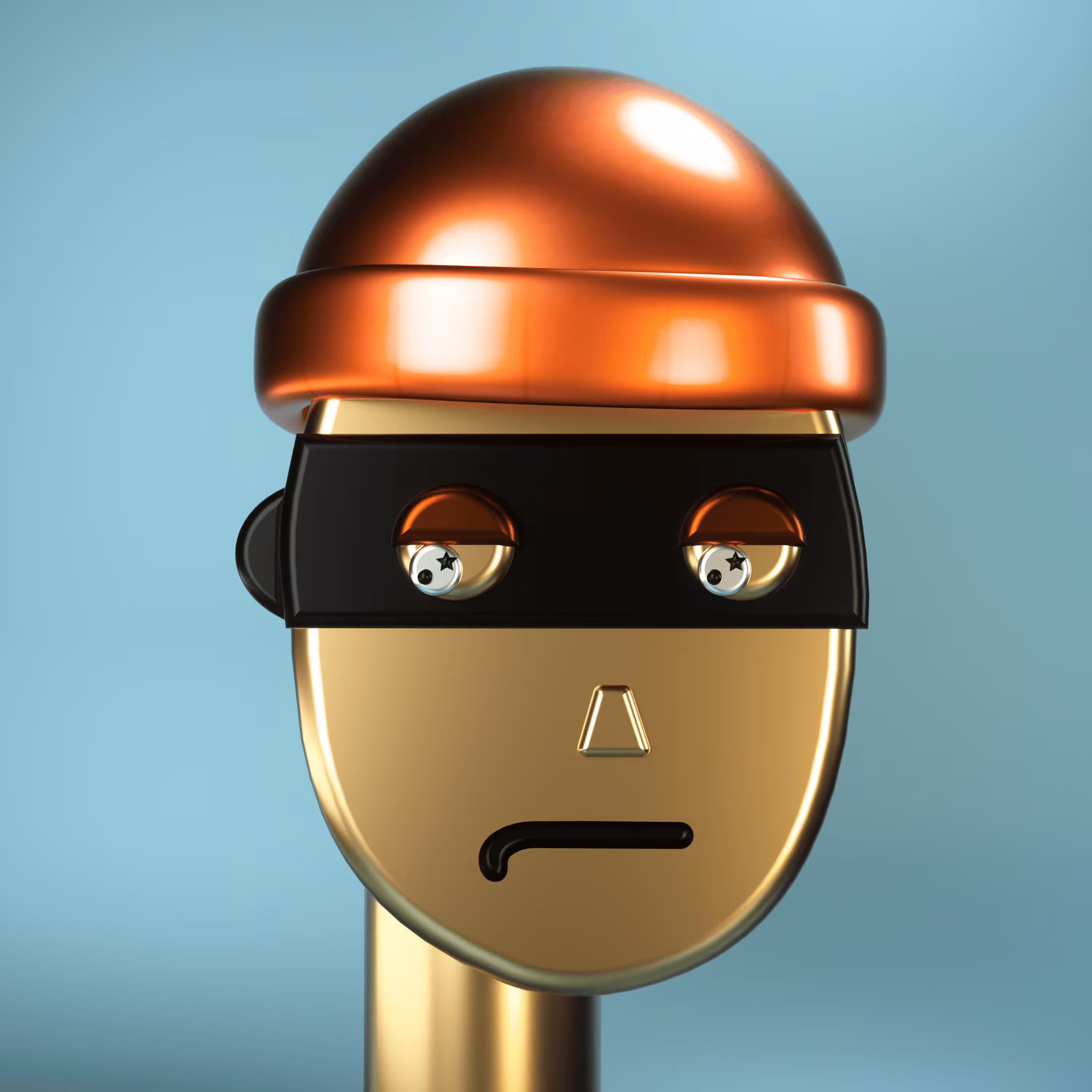 3D Chrome Punks: 3D Chrome Punk #0439