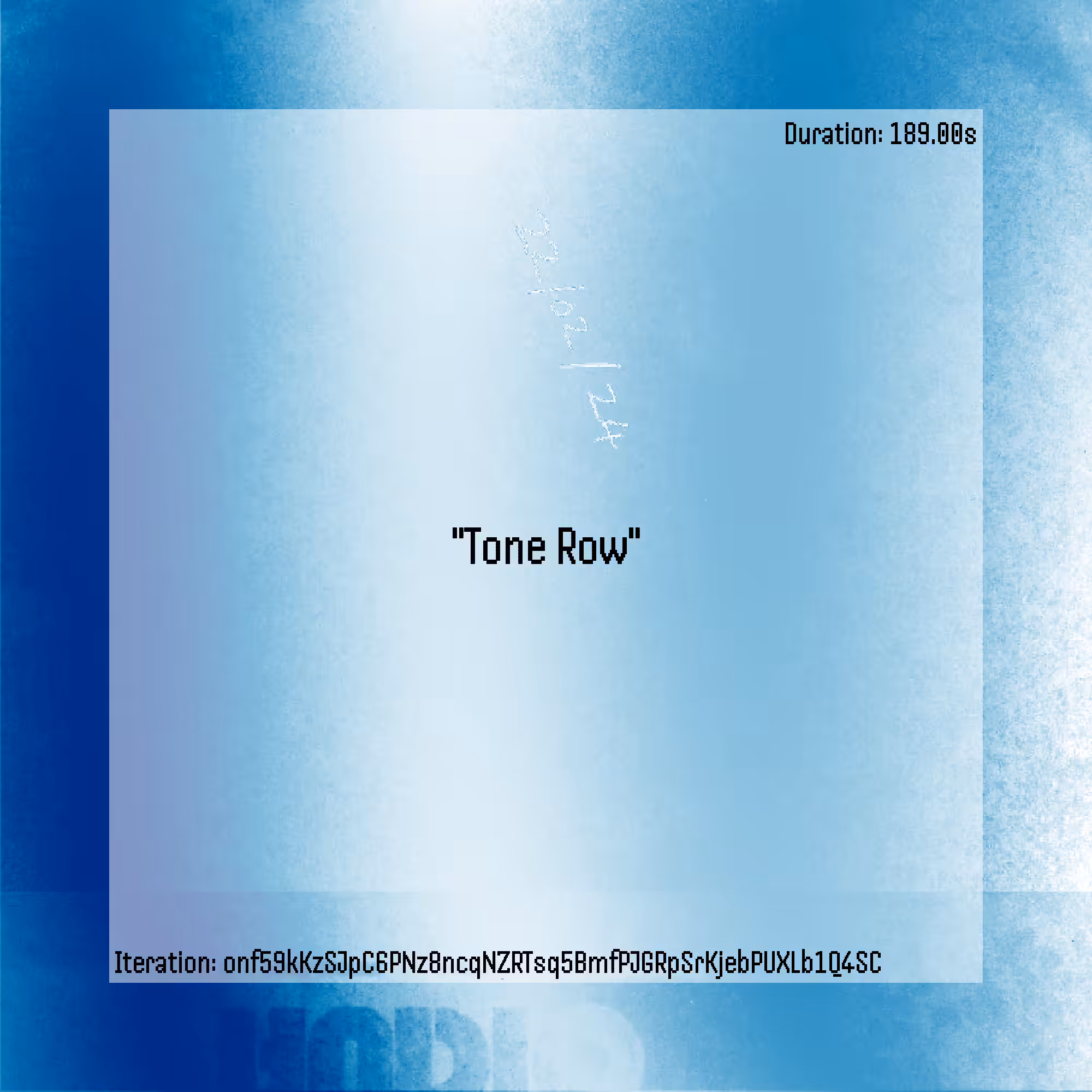 Tone Row #132