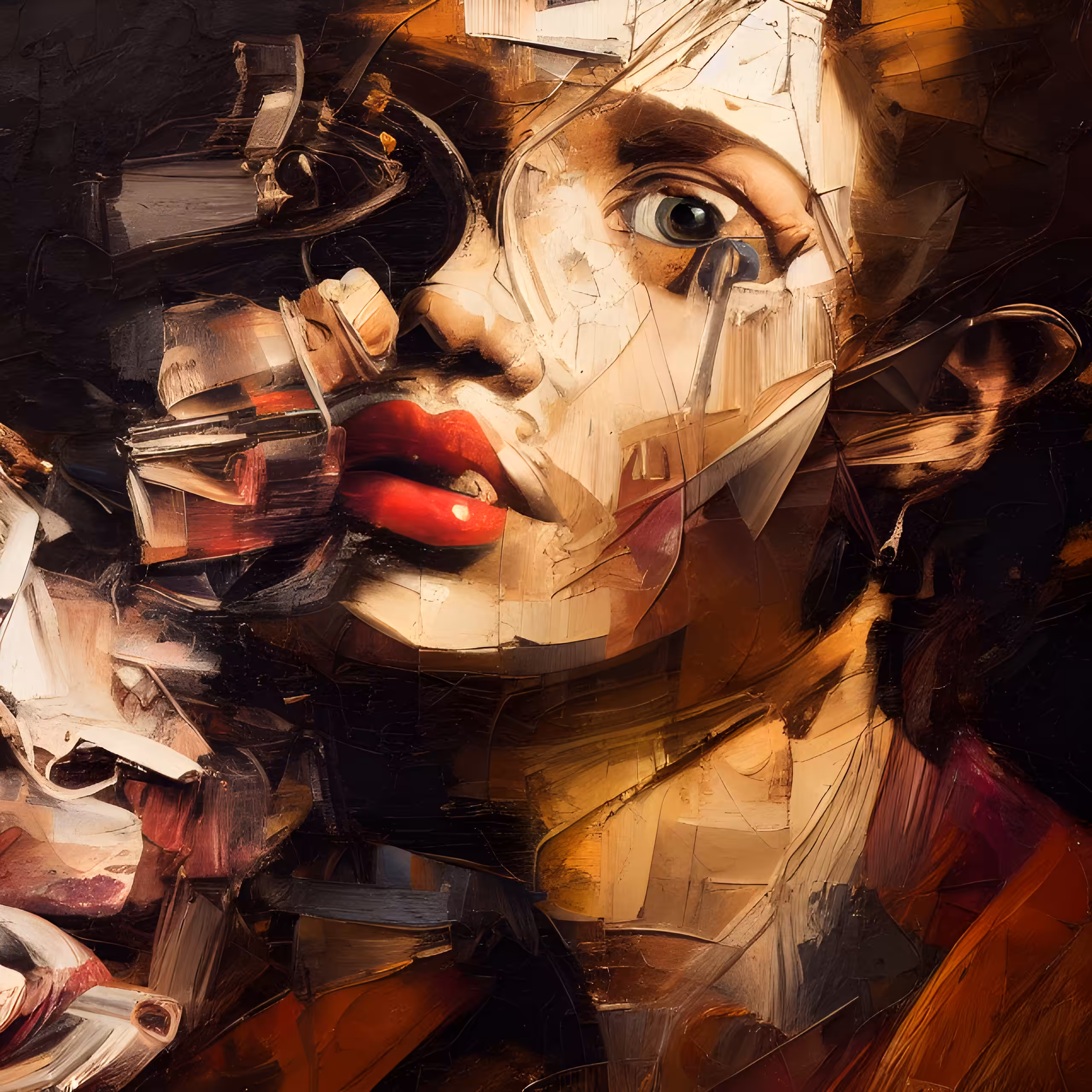 Portrait of a young artist
