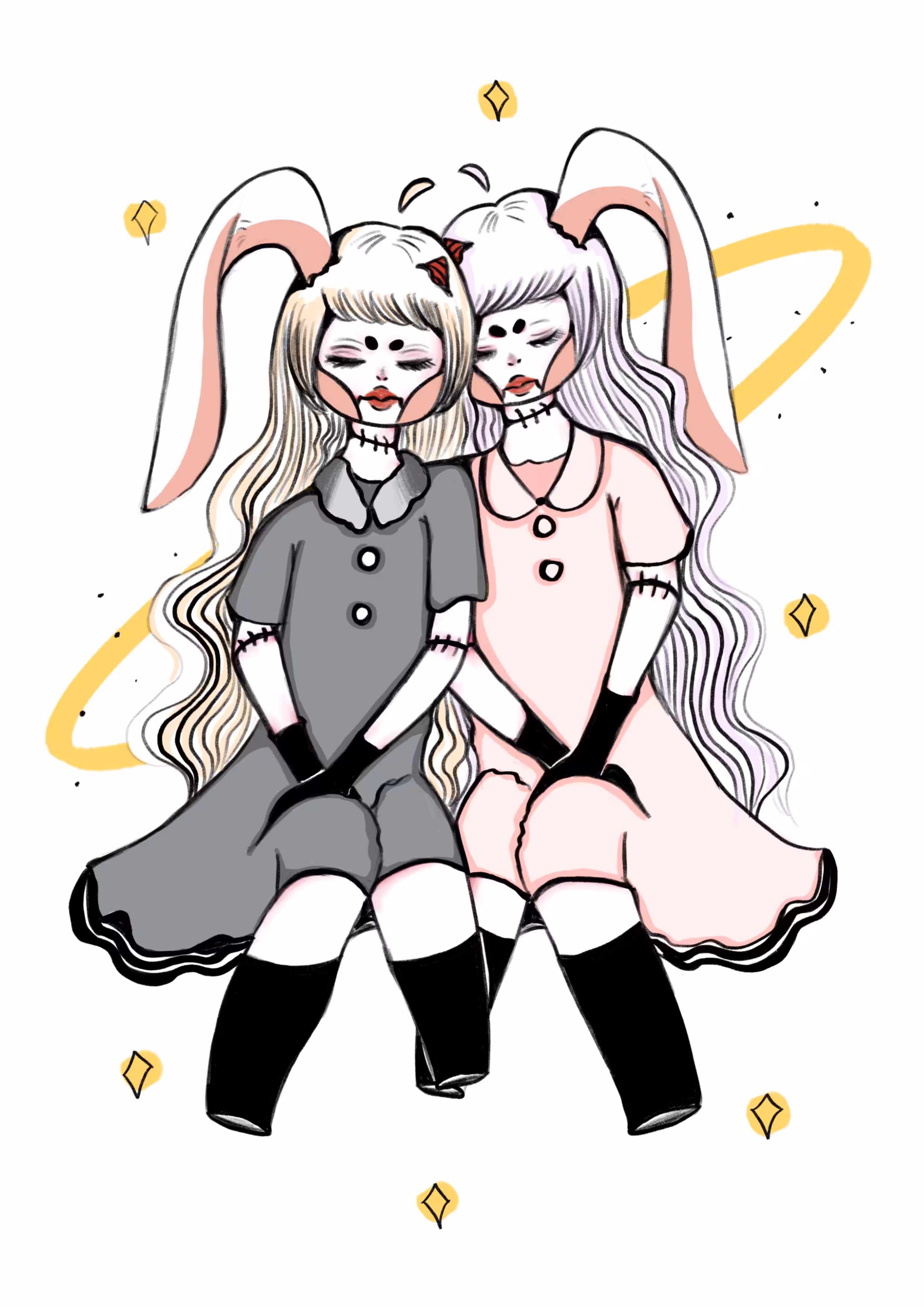 Twins Rabbit 