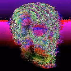Glitched Skull #008