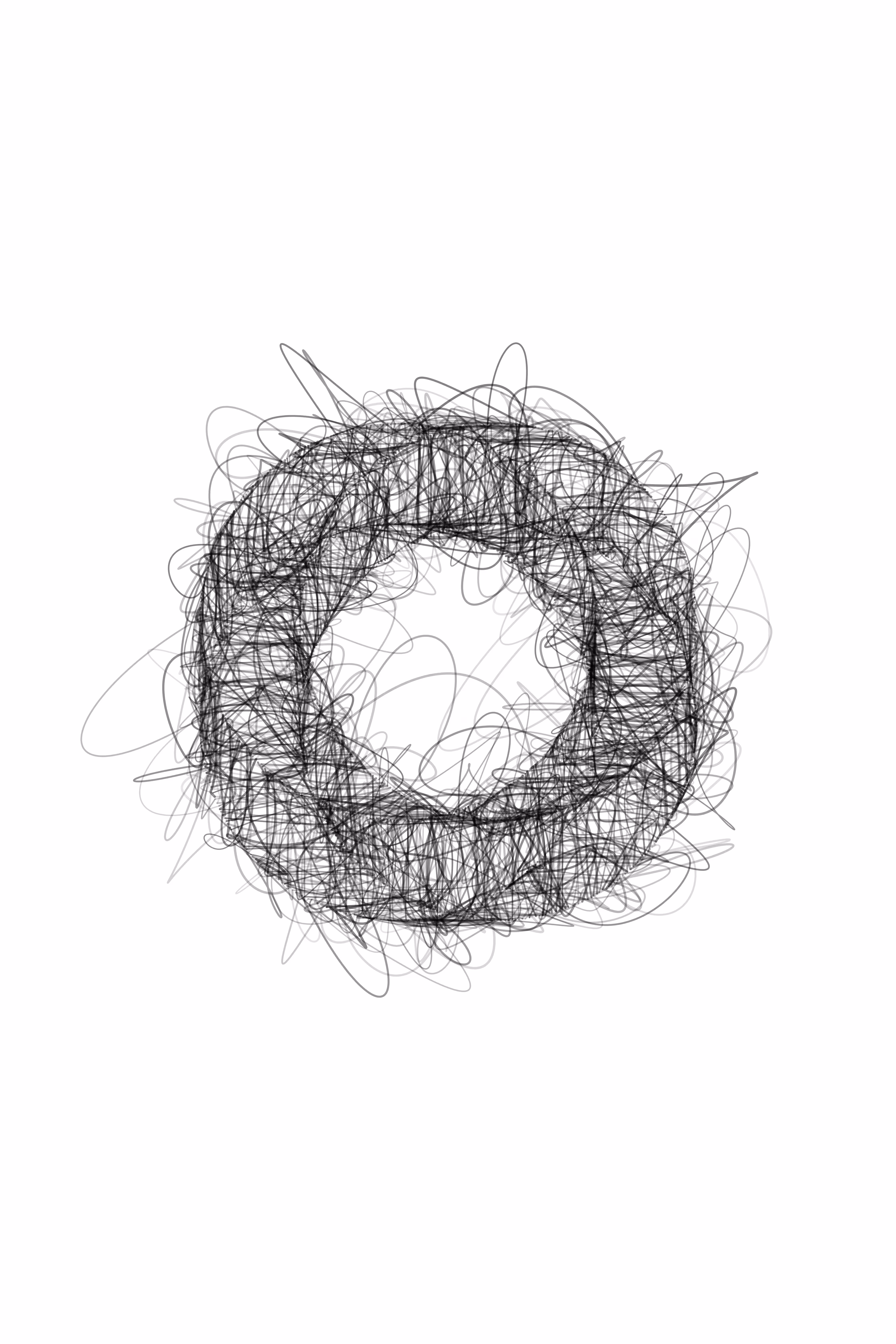 nervous calligraphy shapes 01