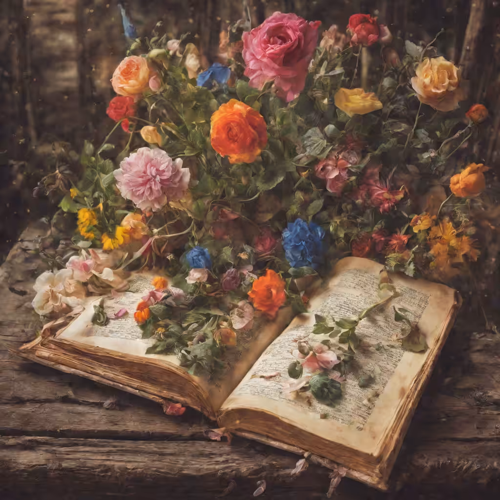 "The Book of Hidden Wishes 🌸📖"