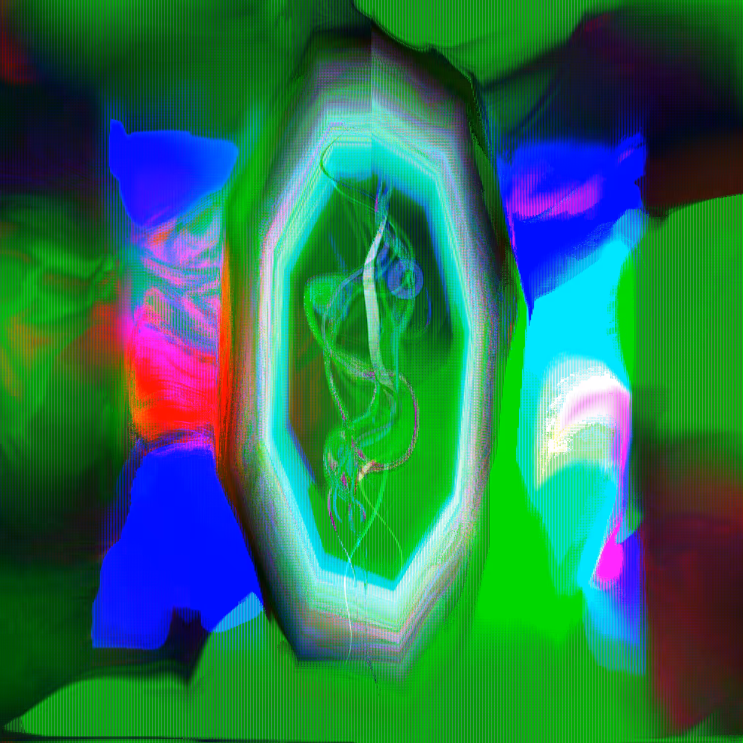 Ecstatic Glitched Worms #3