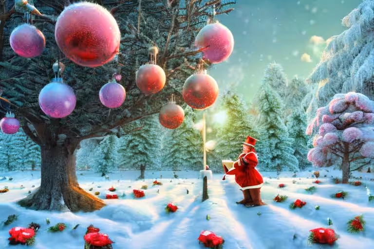 Balls on branches