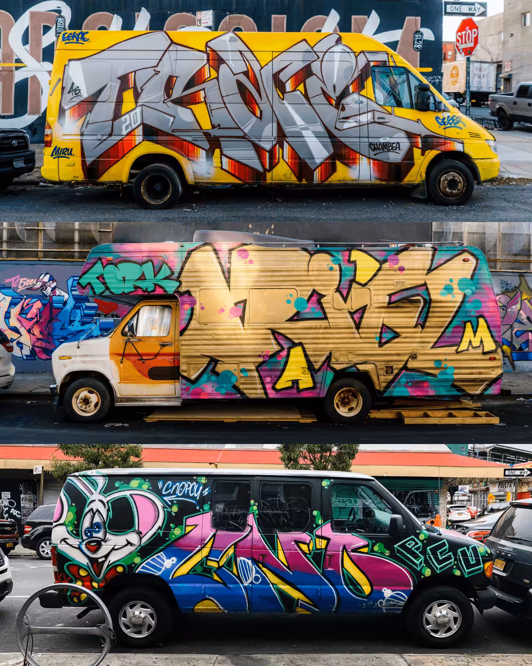Fragment of Gotham #05. Graffiti Trucks 1/2