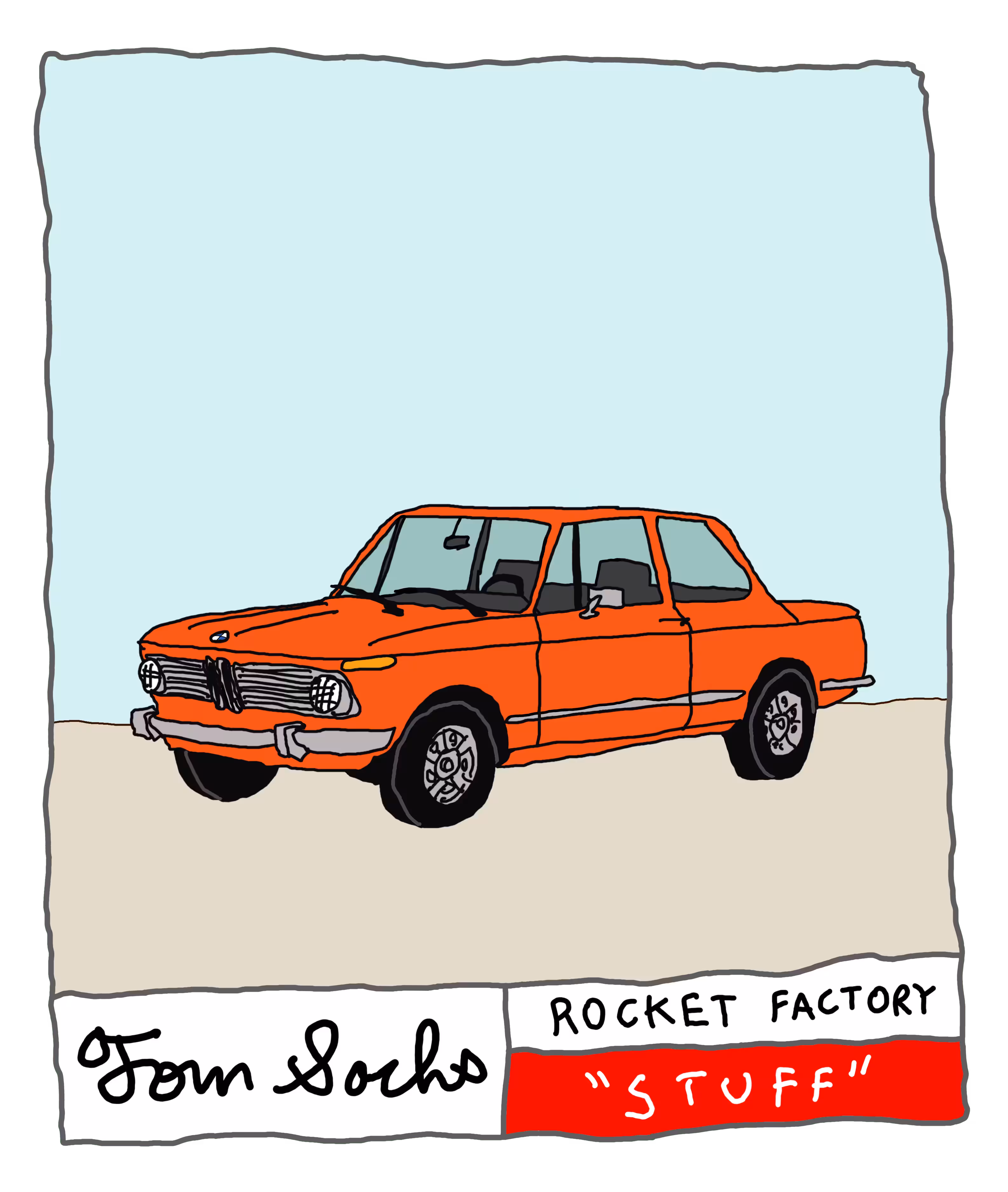 Orange BMW