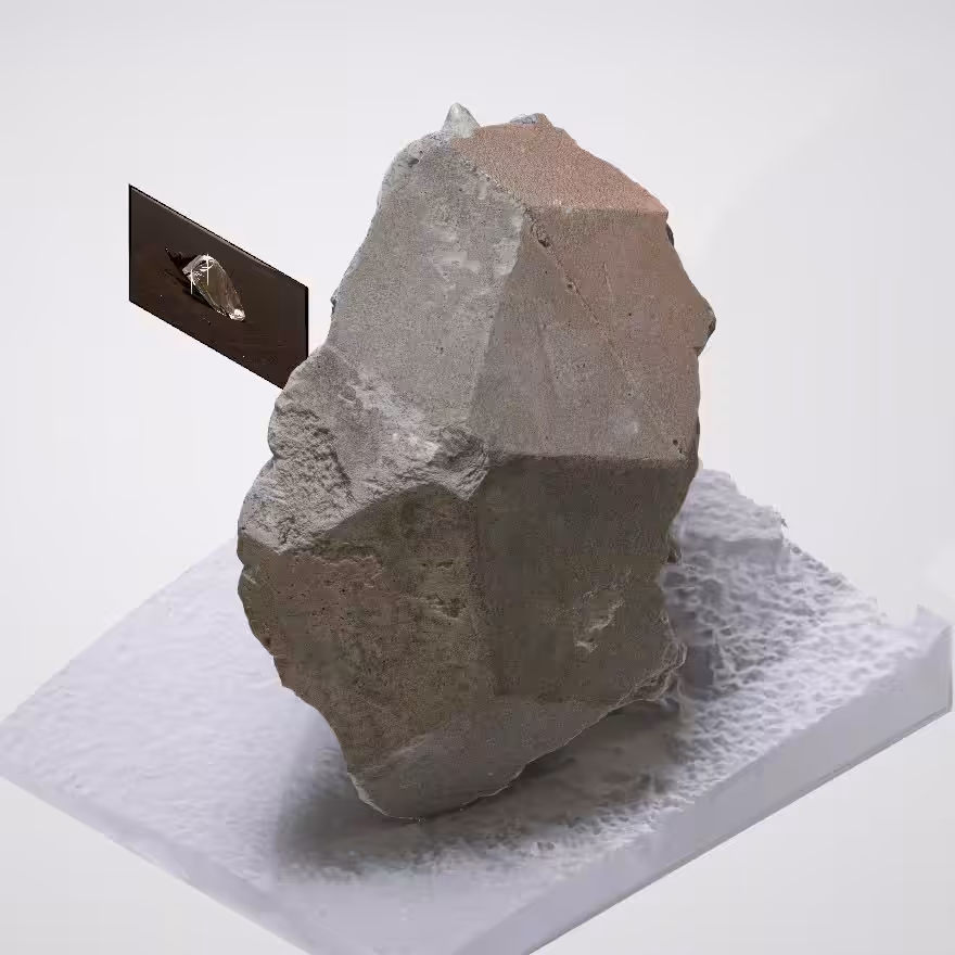 Rhombic Fragment with MER-B Heatshield