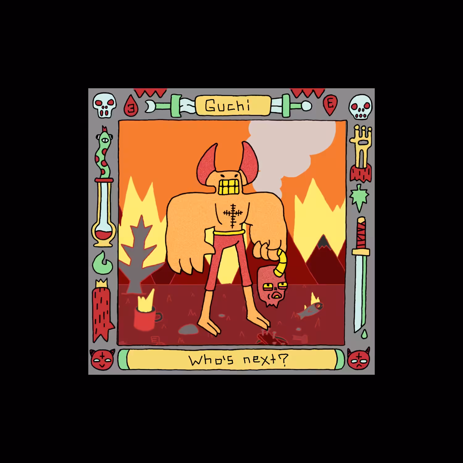 "Demonz" by Ramenyanen (me). Card 3. Guchi.
