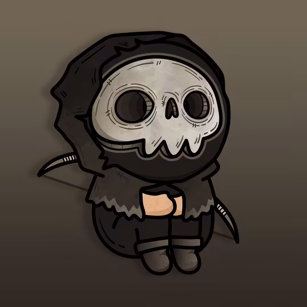 DEATH SKULL MASK CHARACTERS #003