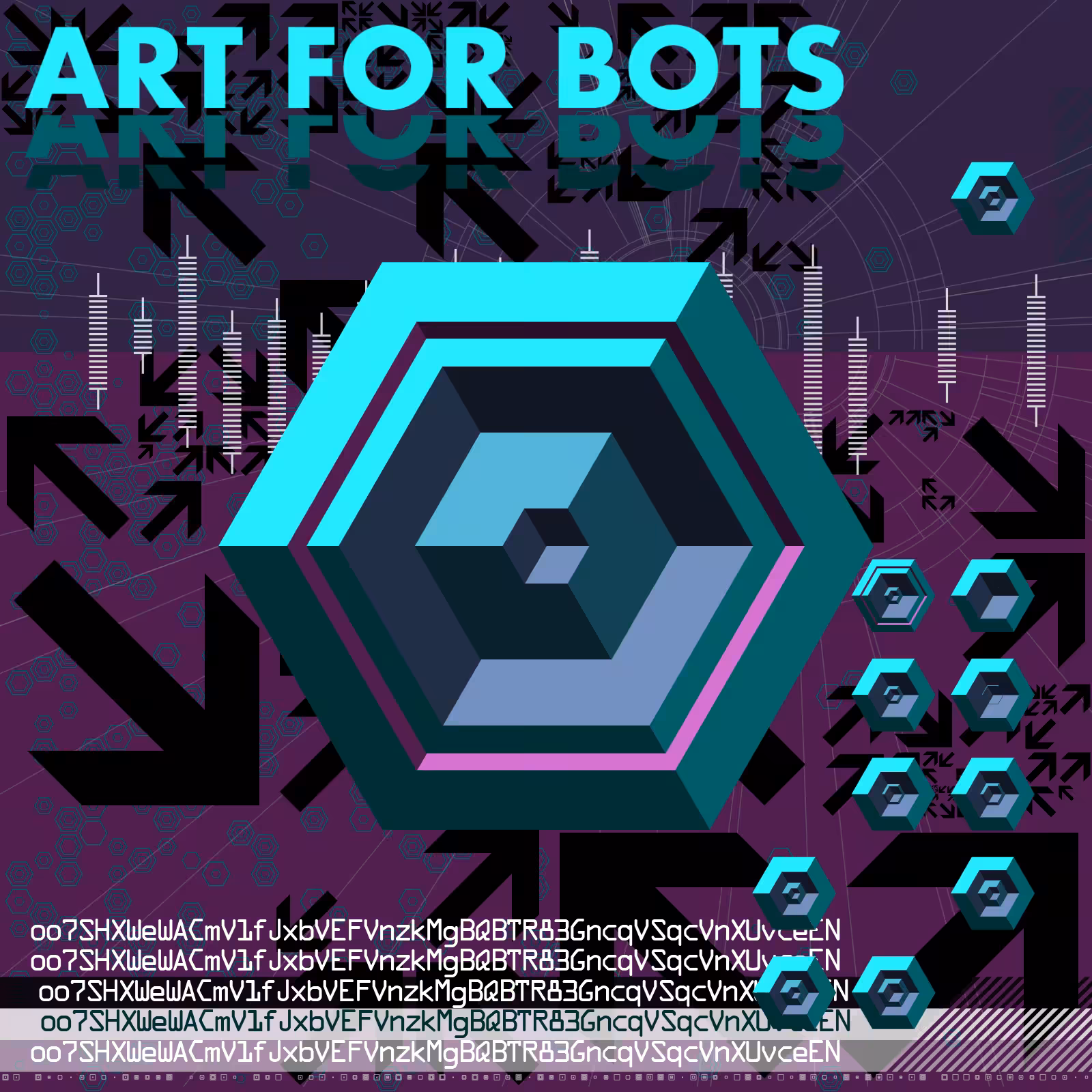 Hexagones - Art for Bots for Humans #20