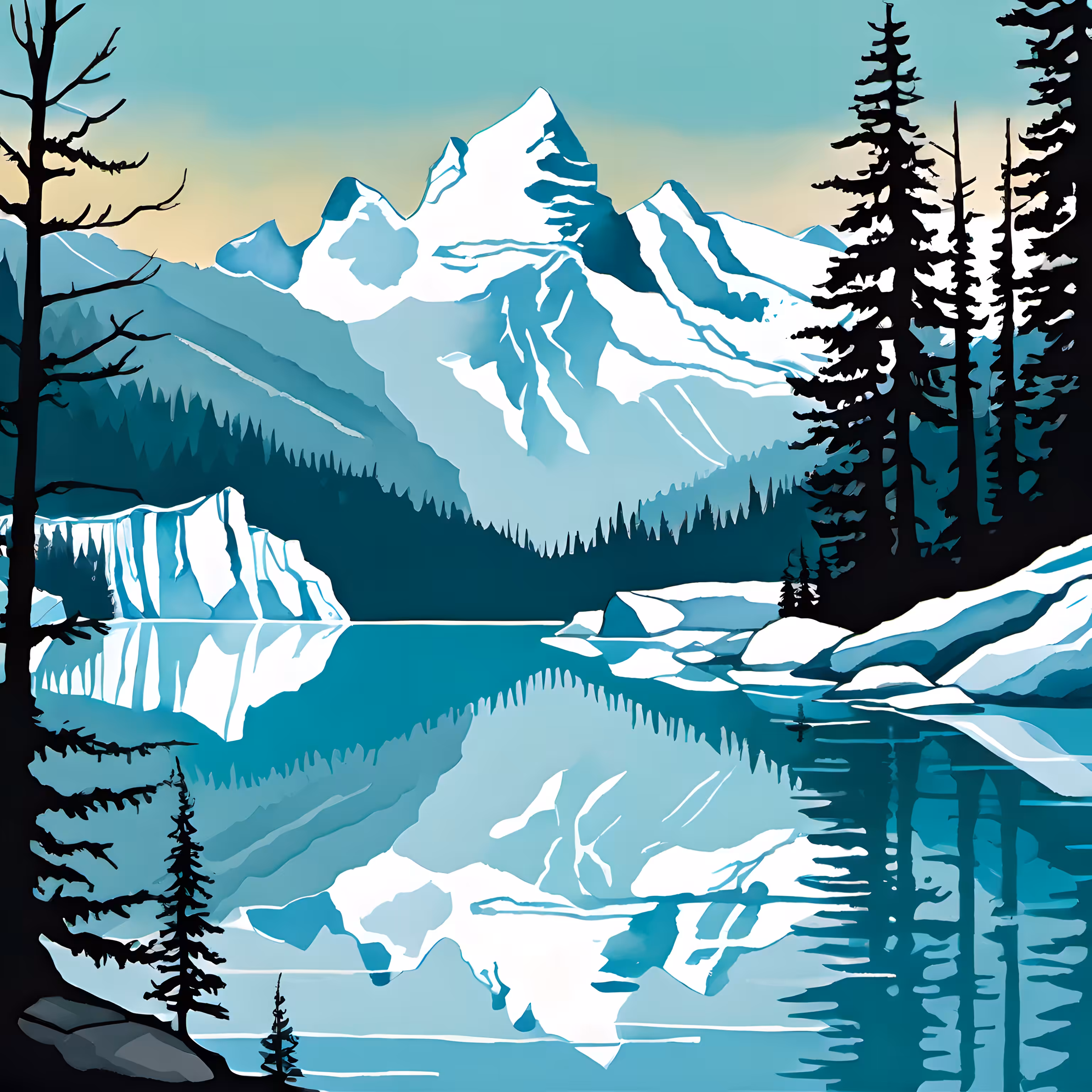 Glacial Lakes #60