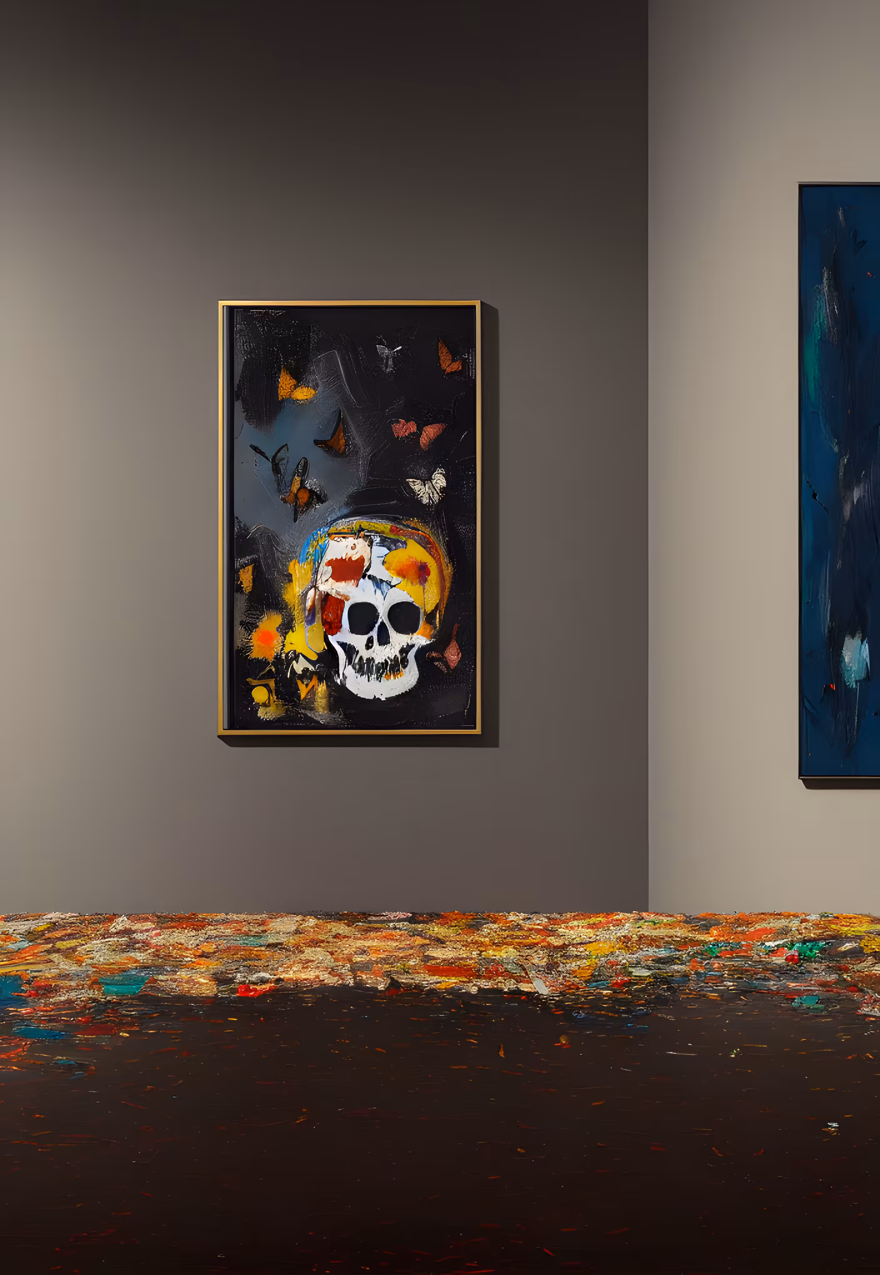 skull, abstract, butterfly #8/40