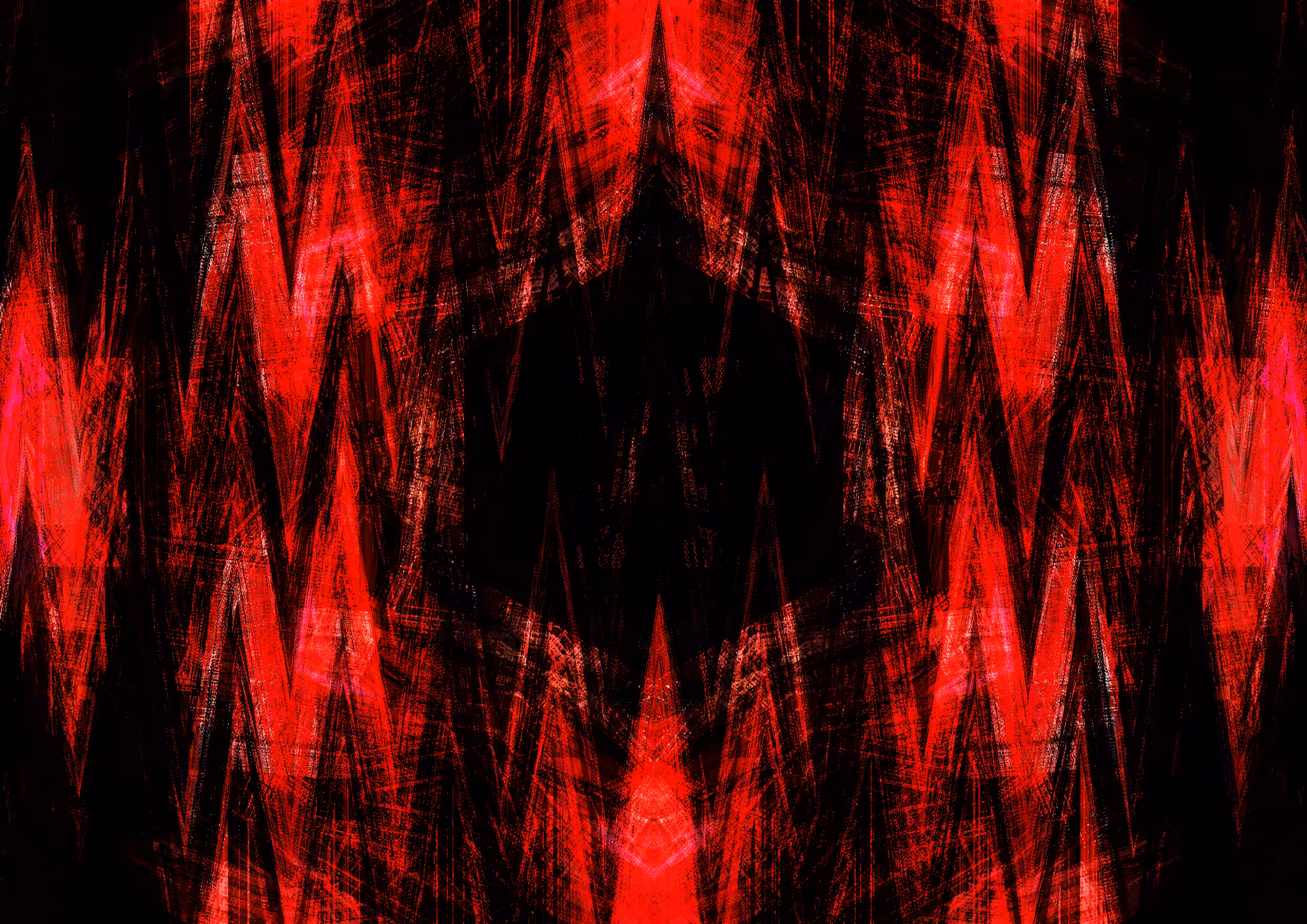 Enigmatic Canvas: Red Noise