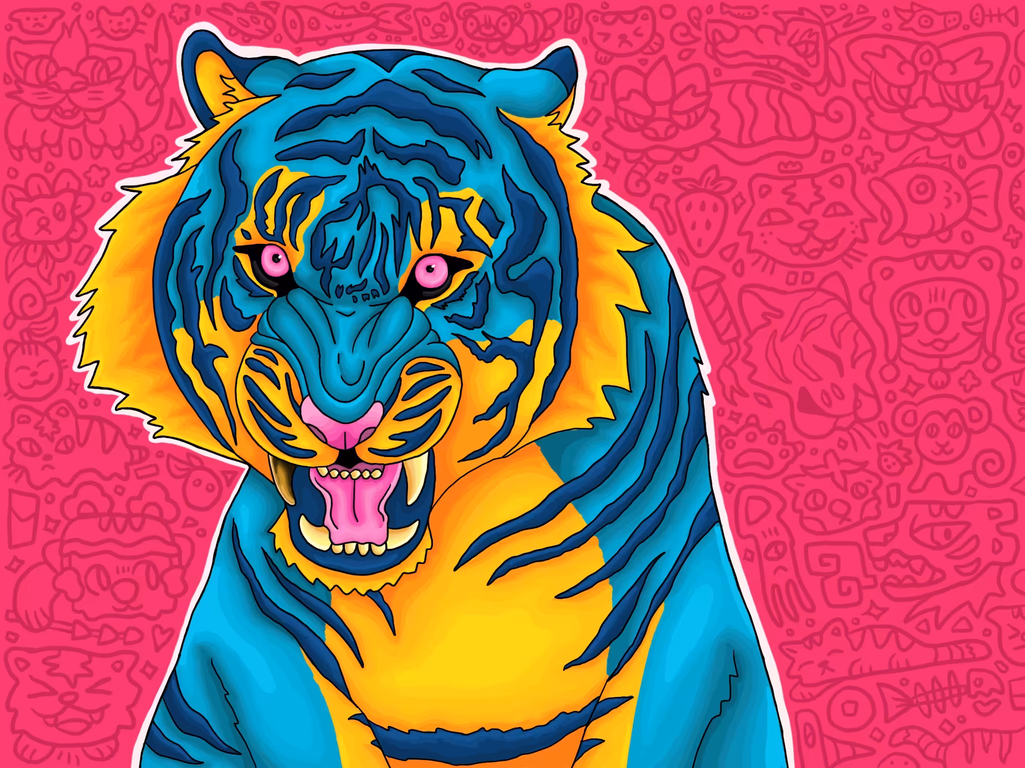 The golden toothed tiger