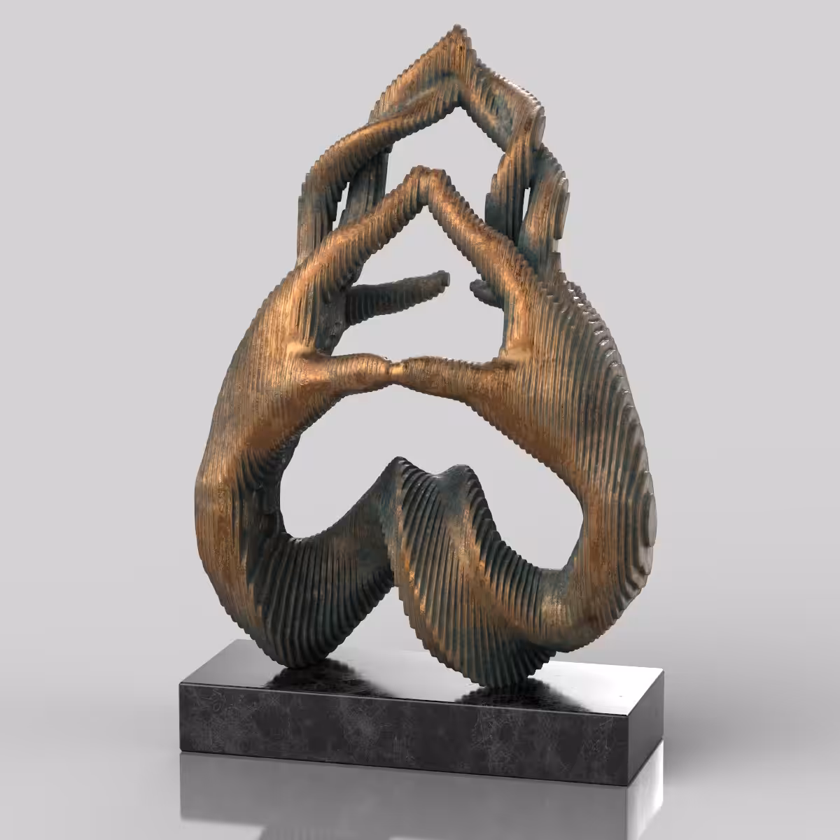 Entangled Hands - Bronze