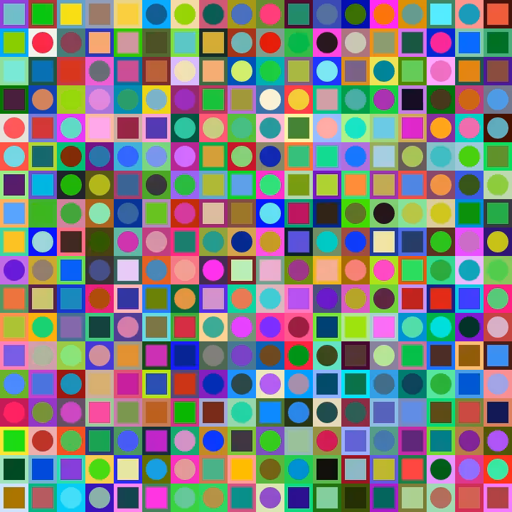 Square Dot Composition #151