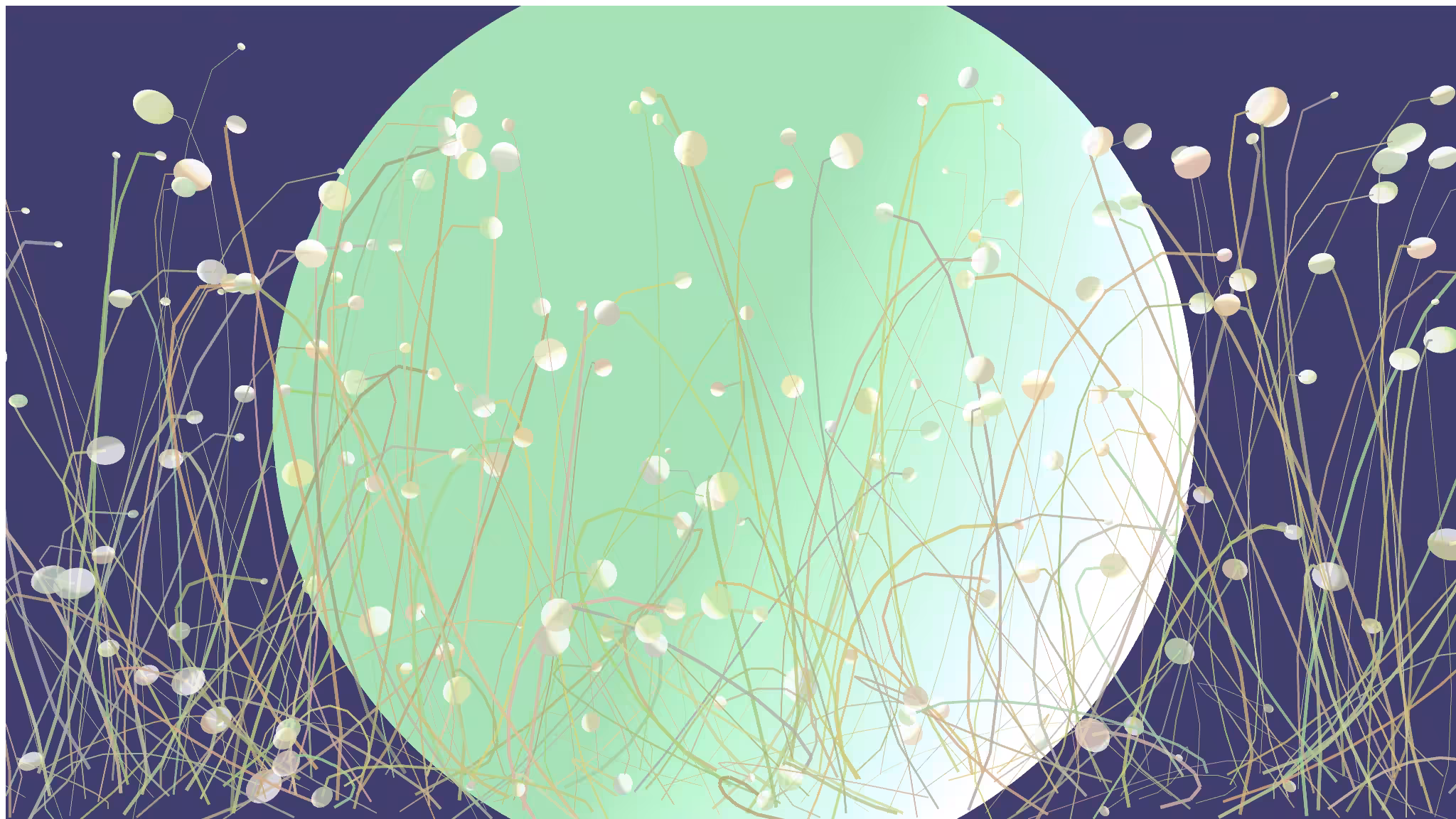 Sprouting of the Orbs