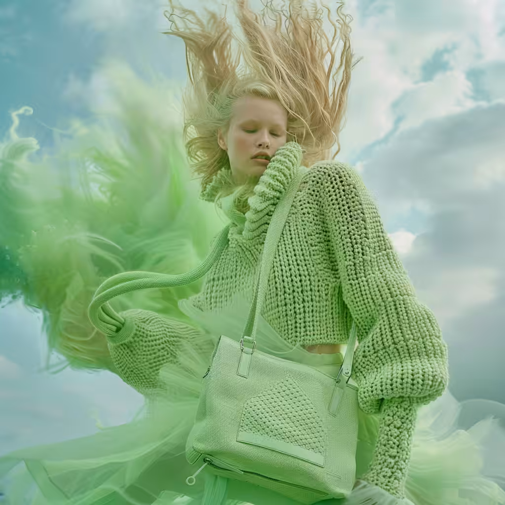 Weird green fashion...
