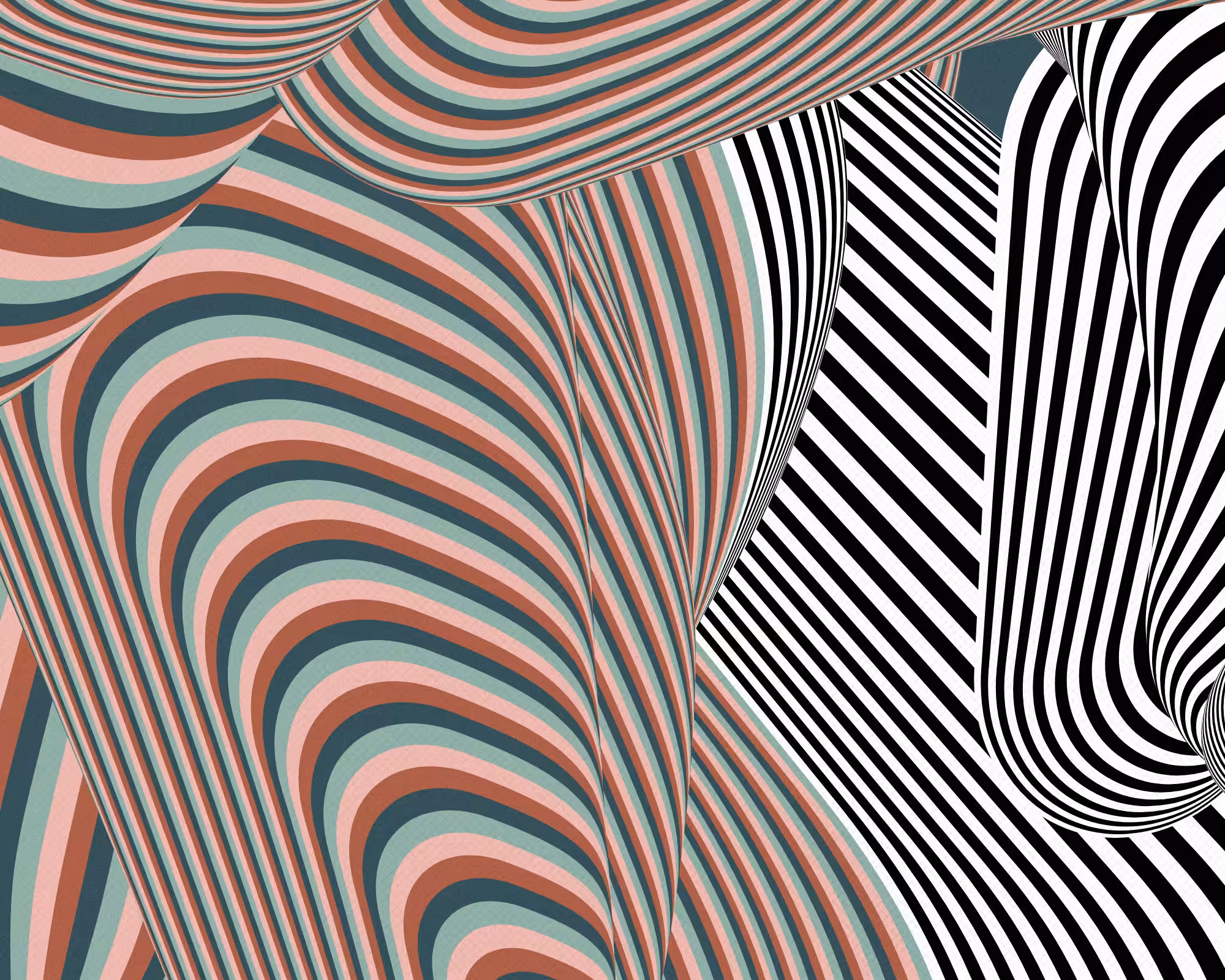 Alternating bands of color #94