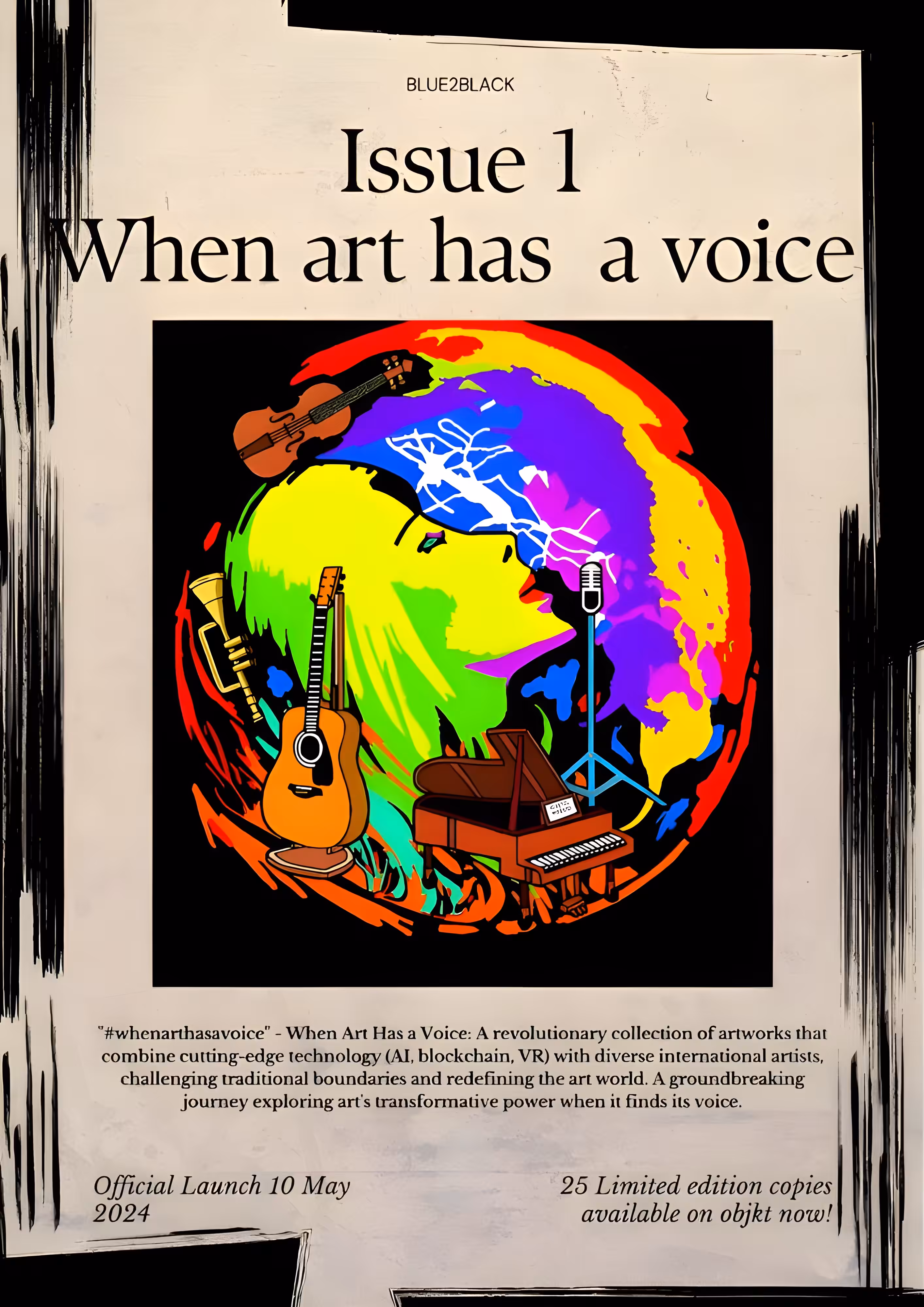 When art has a voice Issue 1 Poster