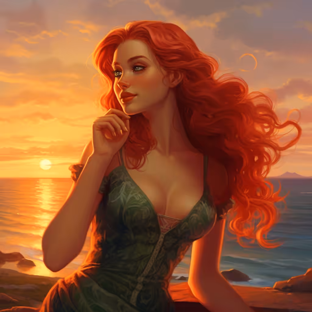 Summer sunset 