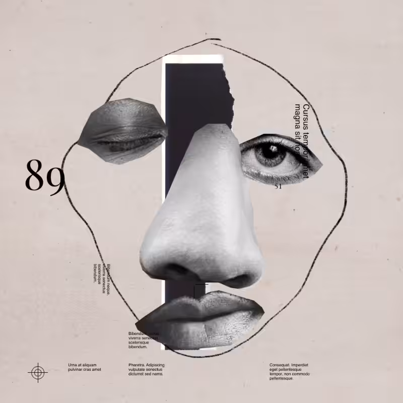 Collage faces #50