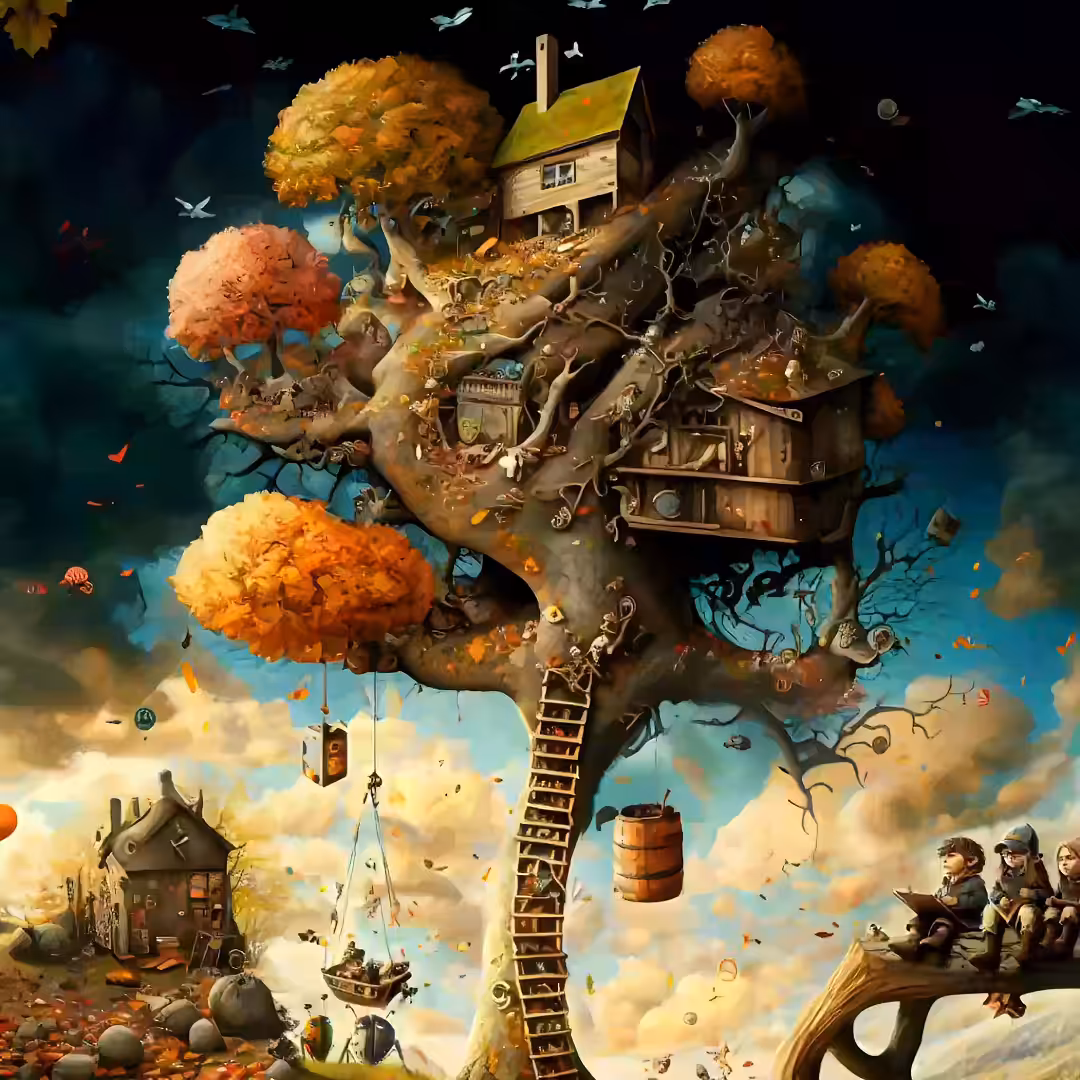 Happy tree 63 - mighty oak