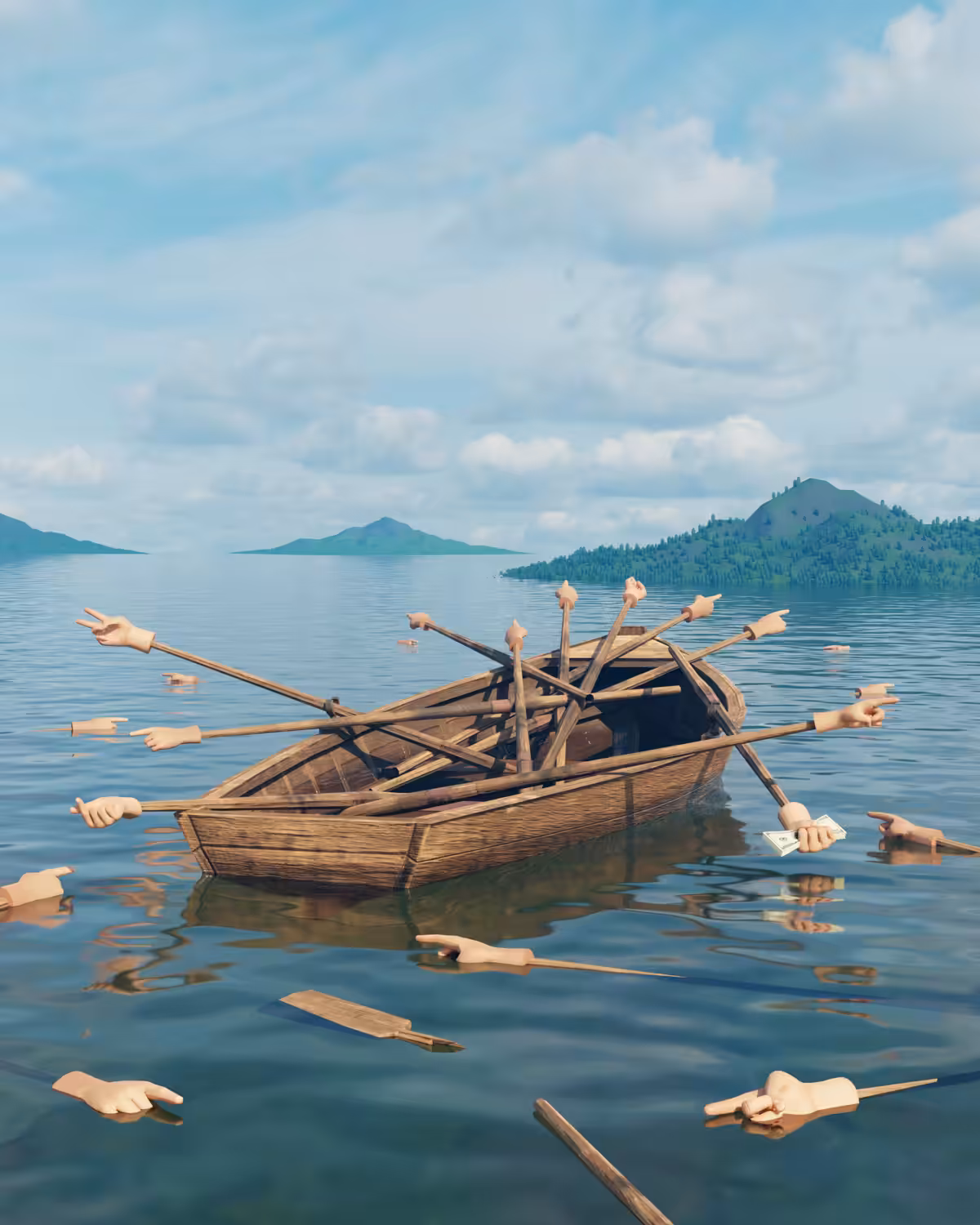 Pointy Oars