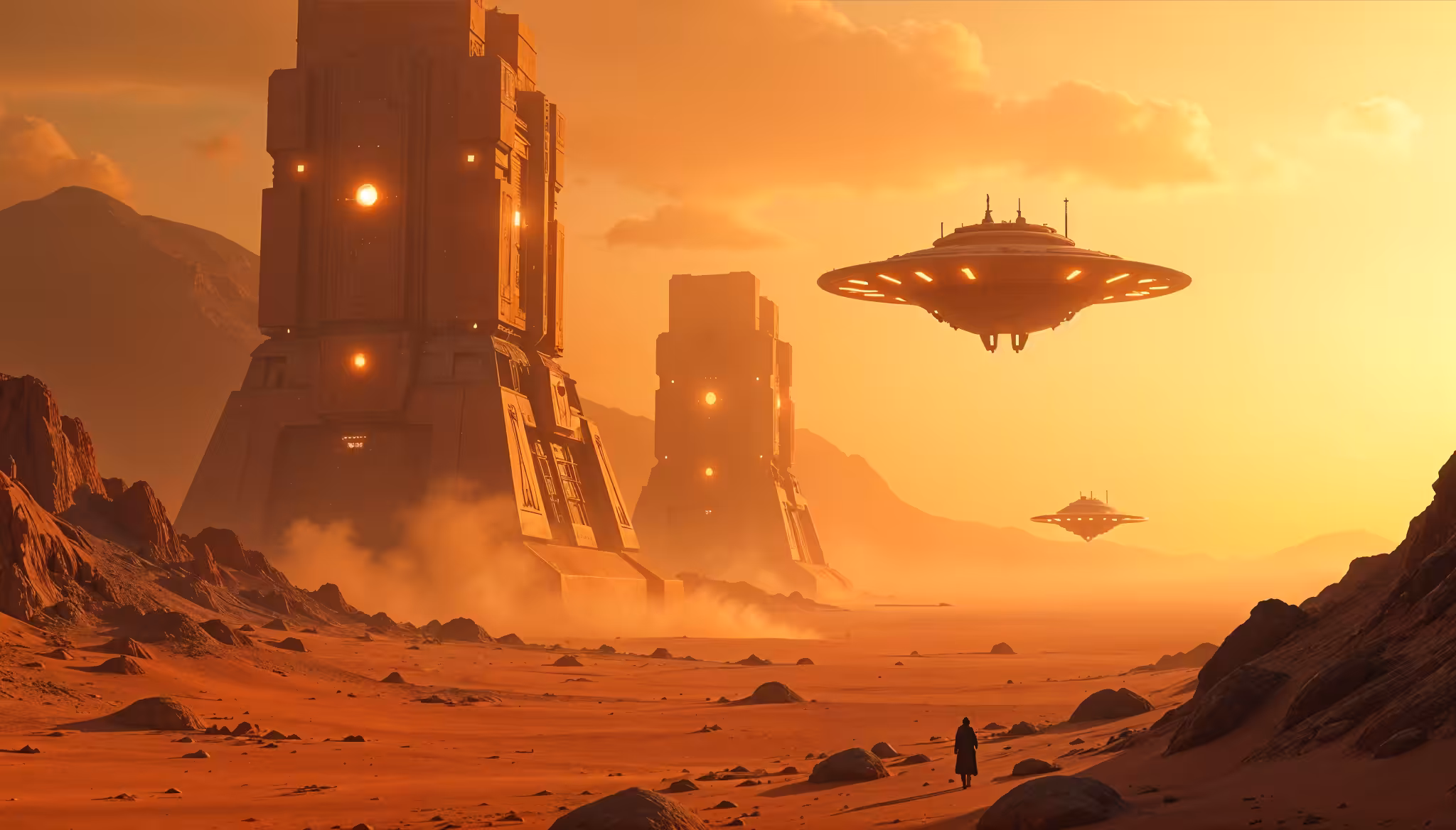 The Watcher of Martian Towers
