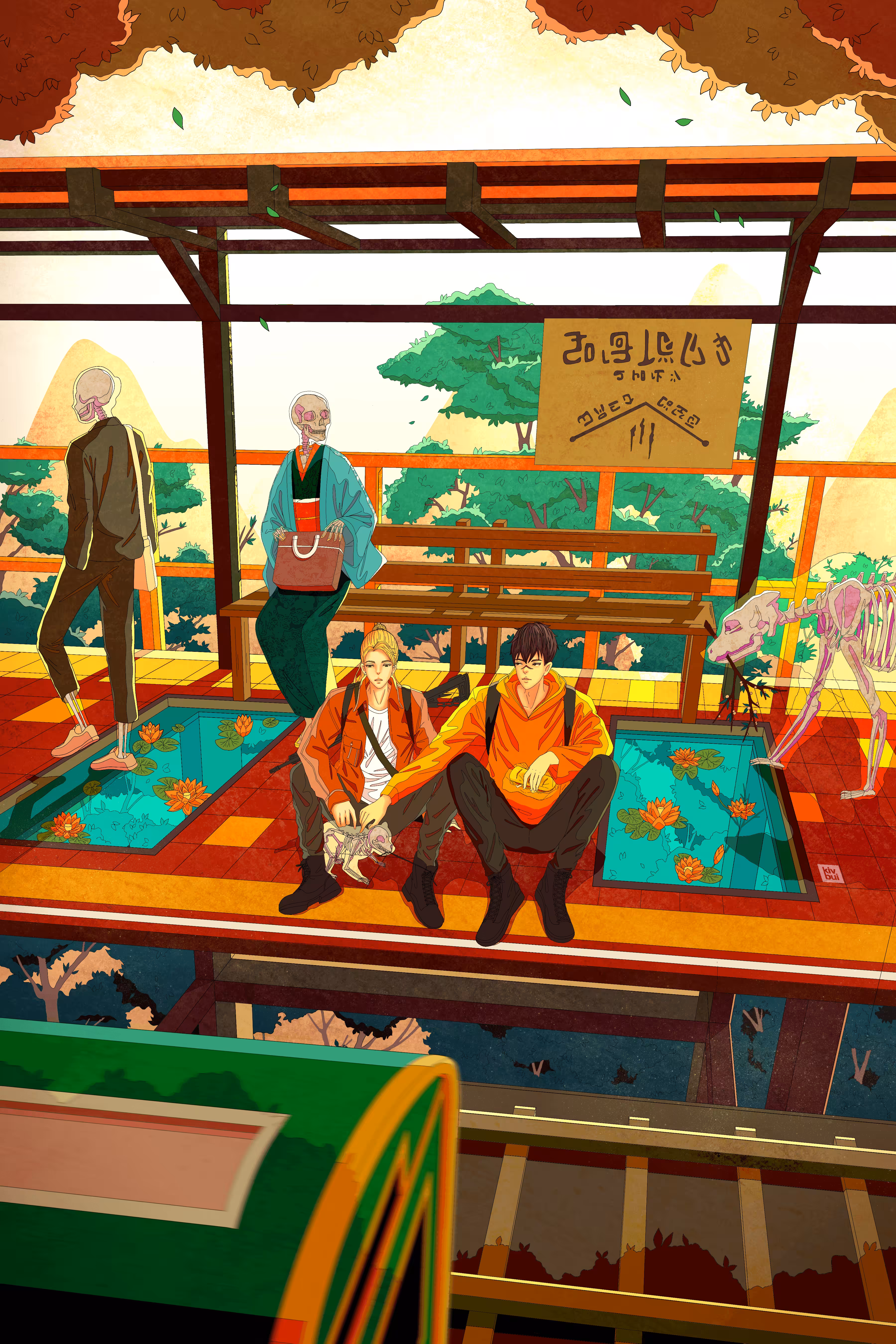 Bears At The Train Station