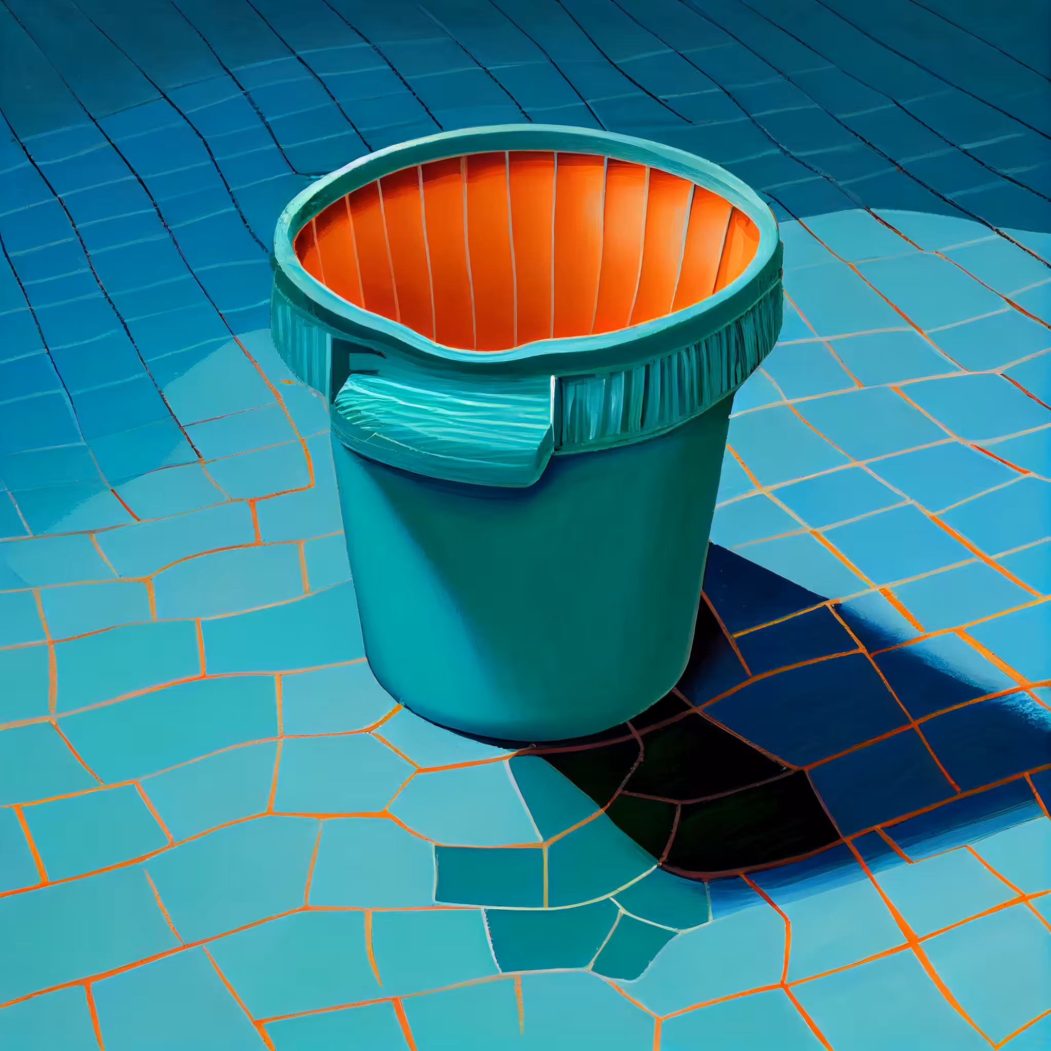 Toter at the bottom of the pool