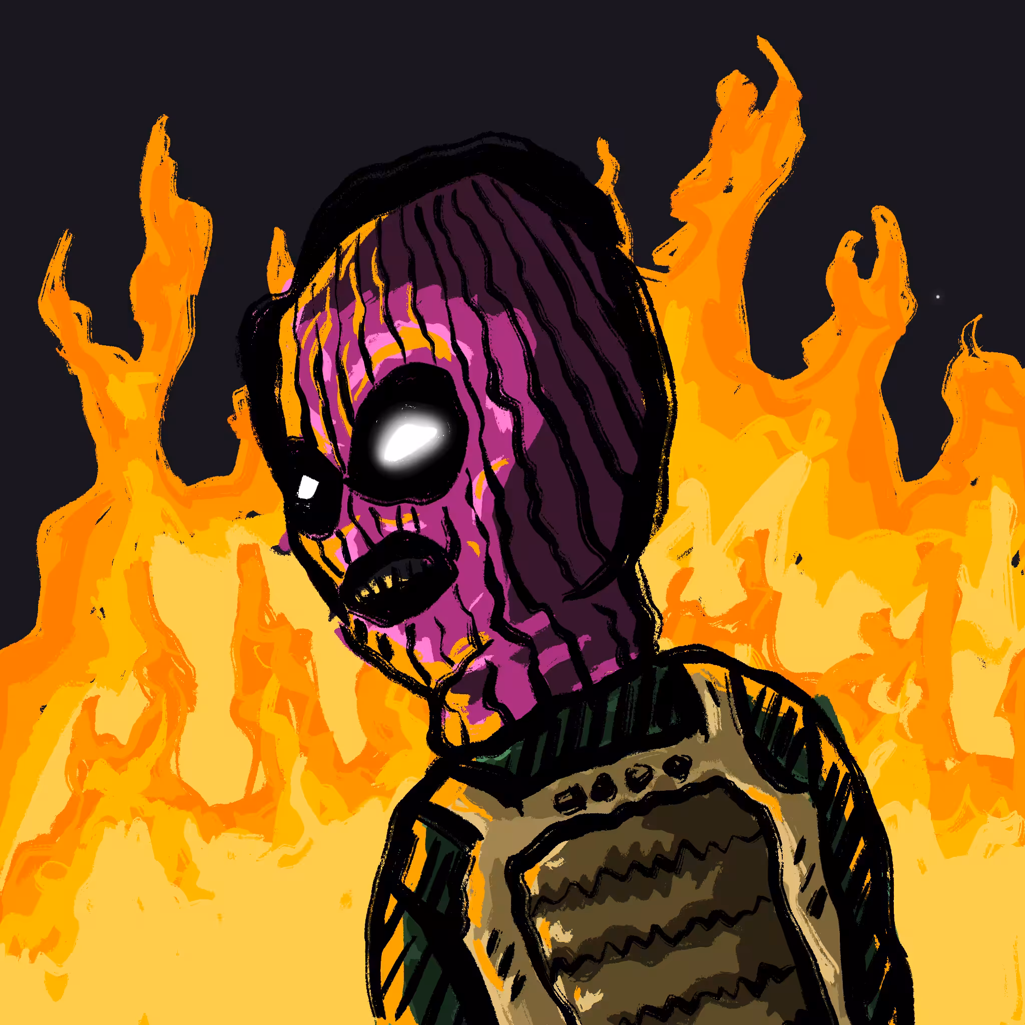 Burning man