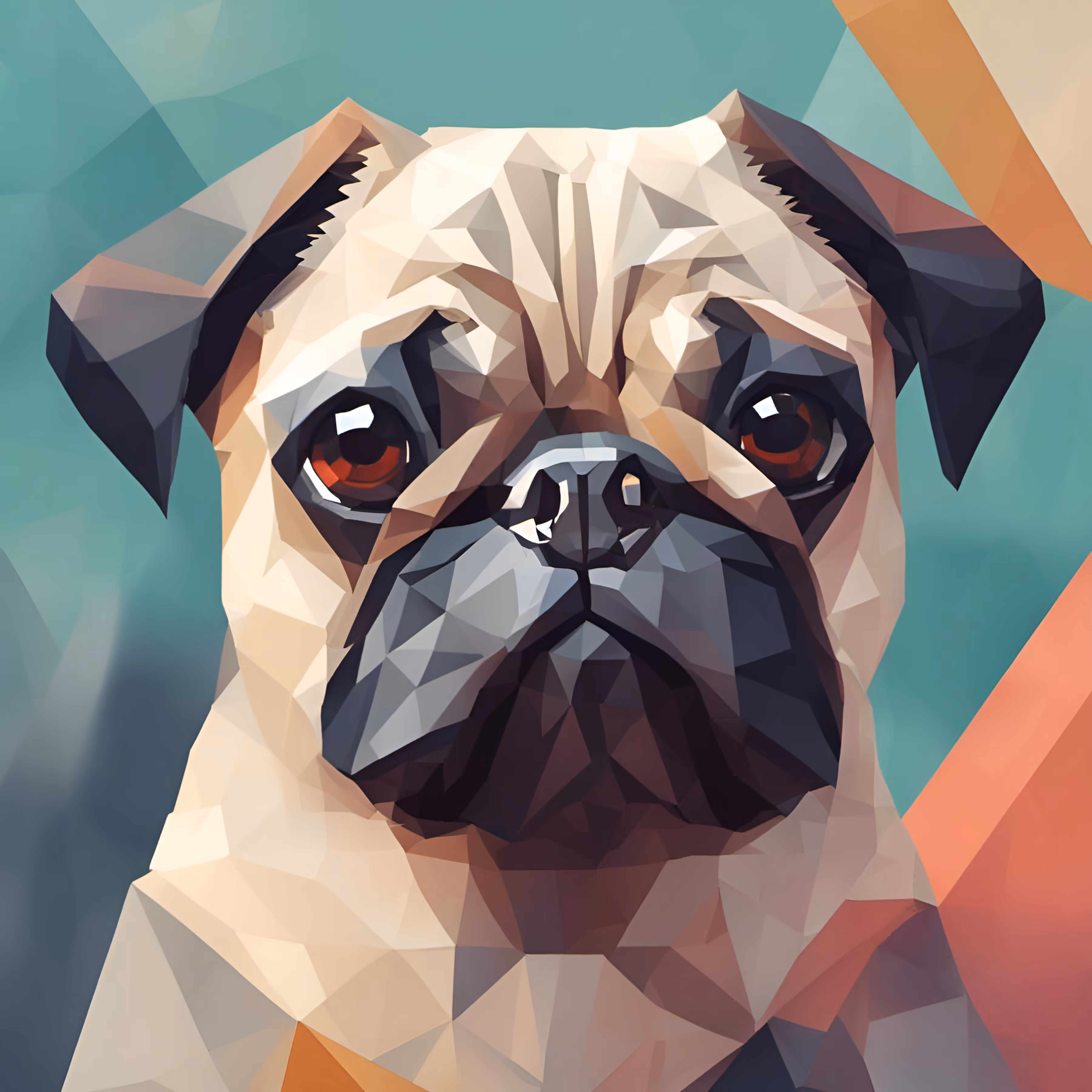Lowpoly Pug #1