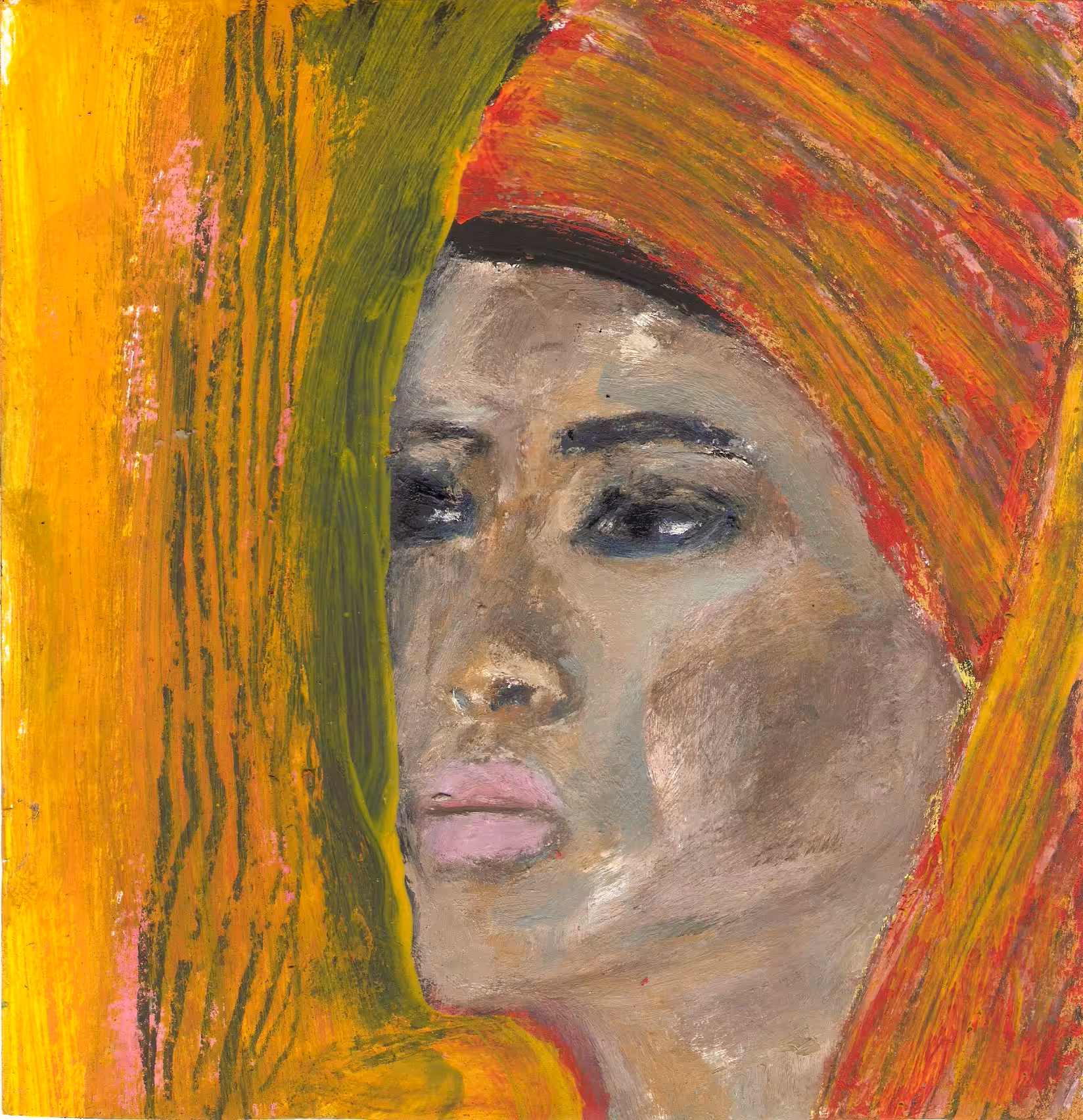 A woman with a turban