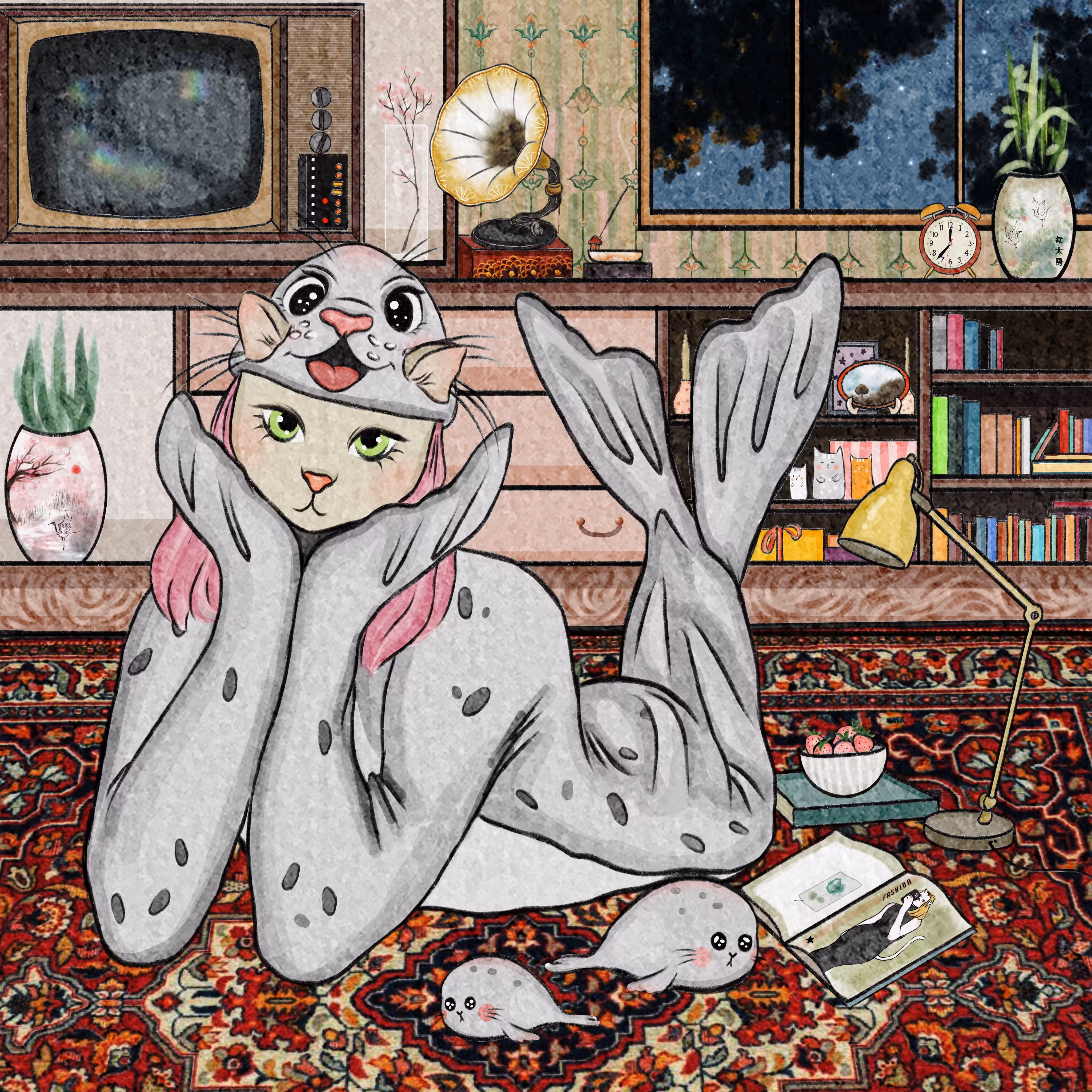 Violet - A sealcat ☆