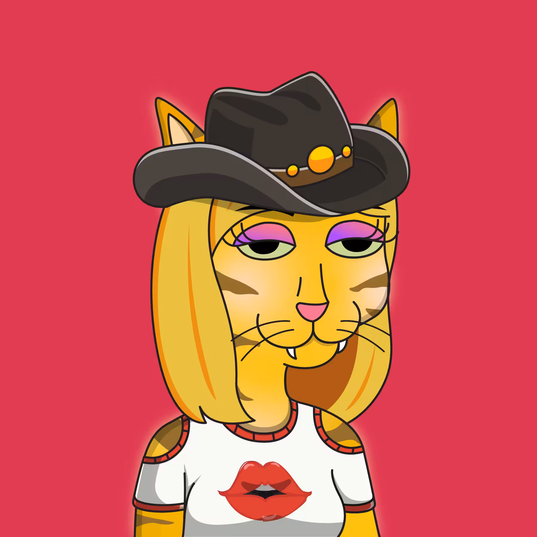 Girl Cat #566