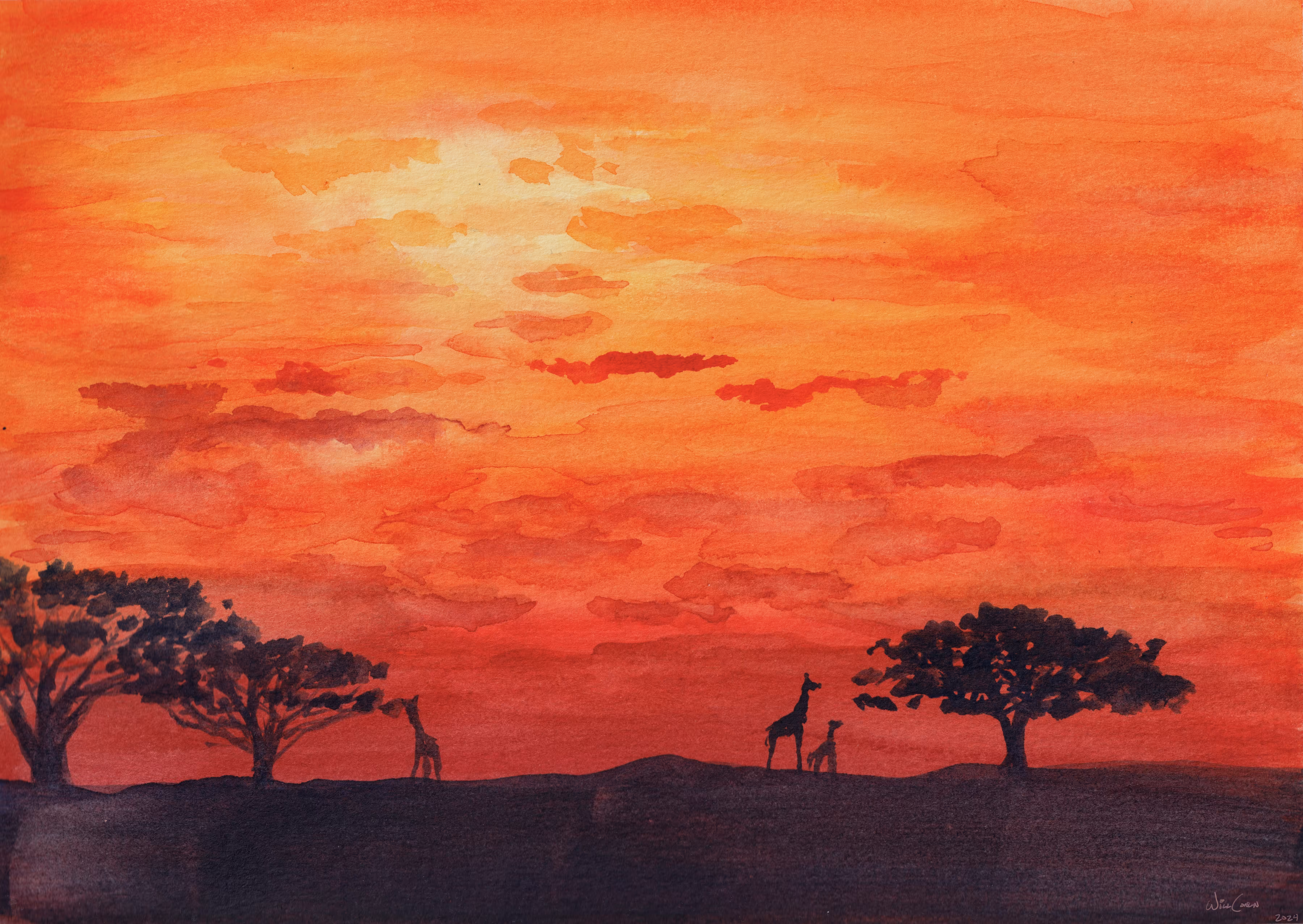 Savanna Watercolour